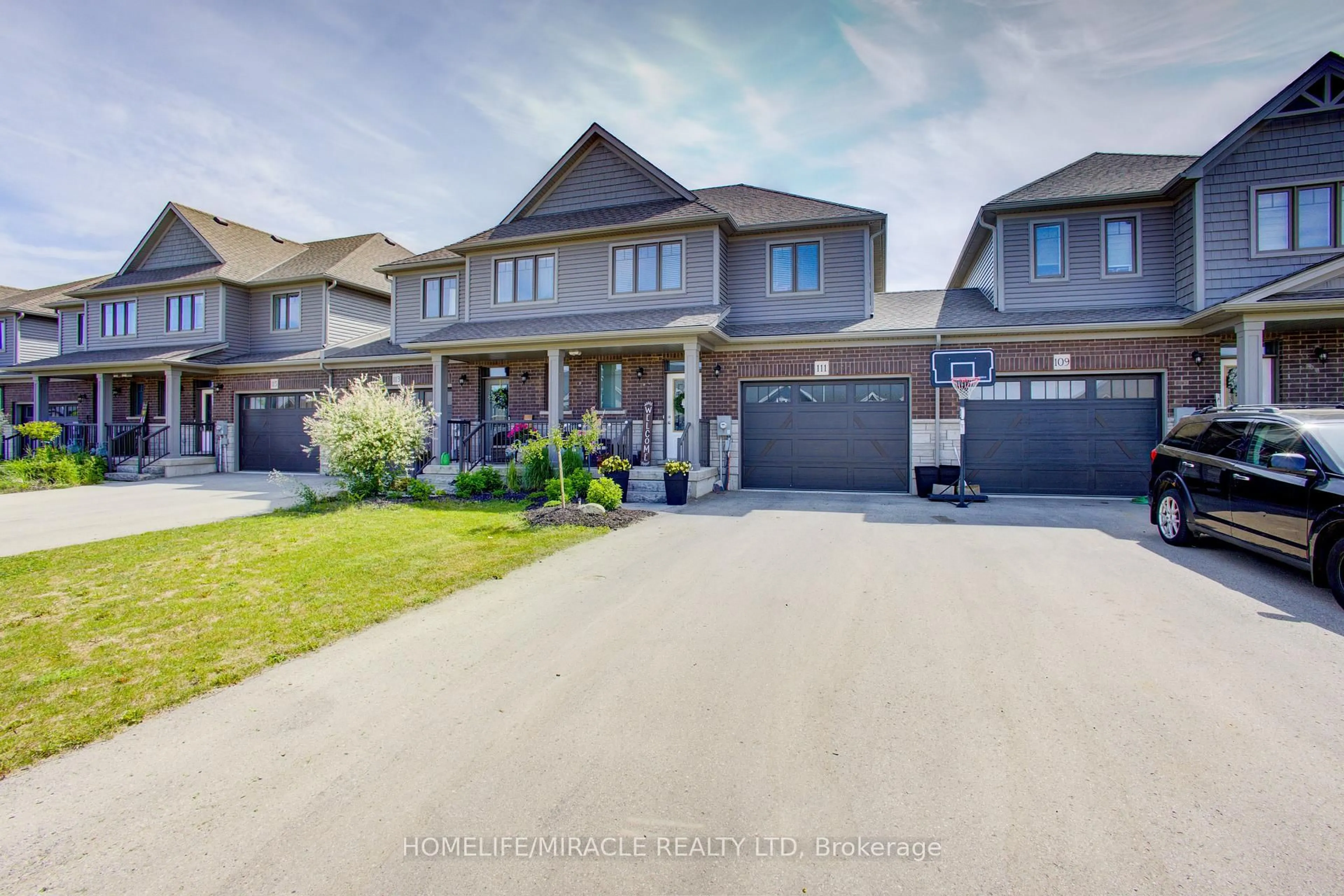 A pic from outside/outdoor area/front of a property/back of a property/a pic from drone, street for 111 Shady Hill Rd, West Grey Ontario N0G 1R0