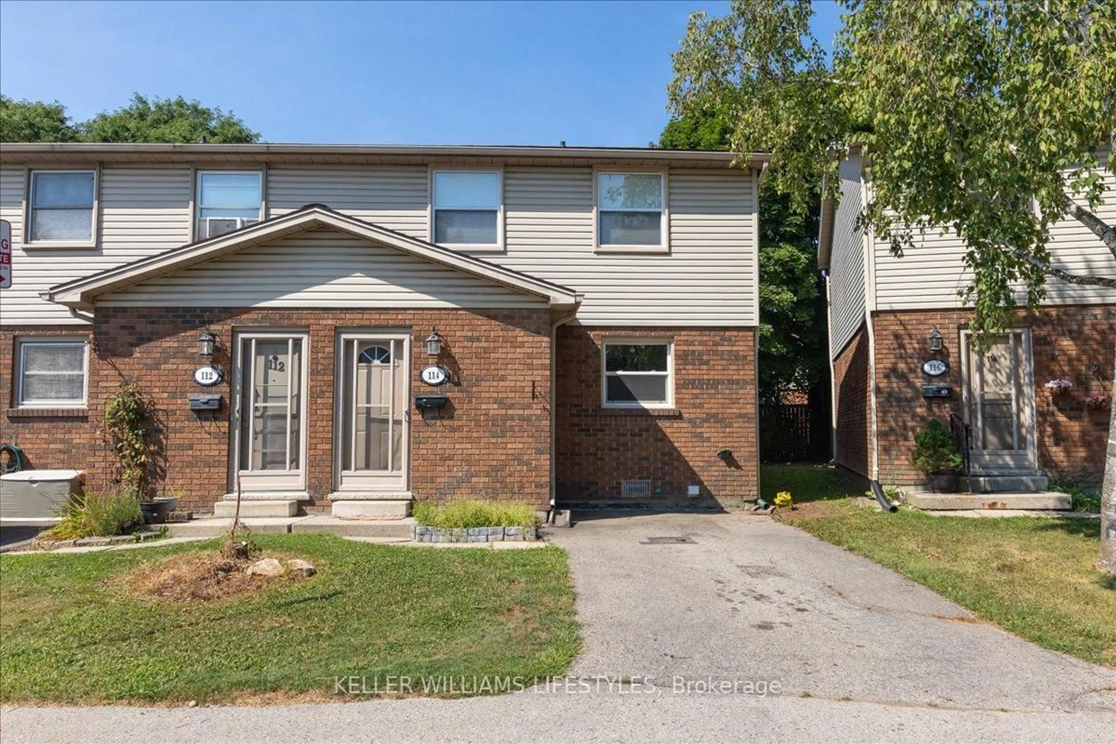 Home with brick exterior material, street for 1330 JALNA Blvd #114, London South Ontario N6E 2H7