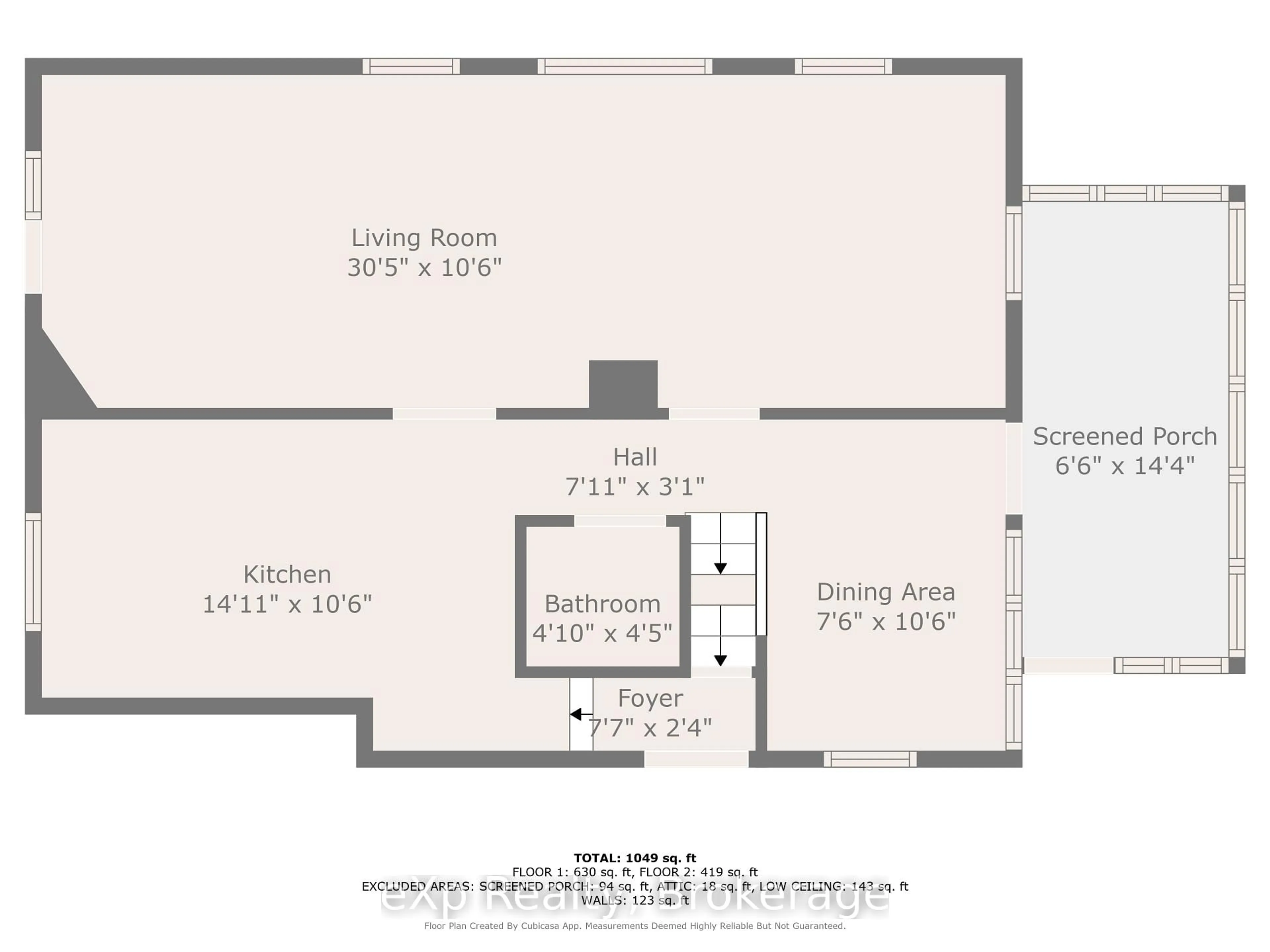 Floor plan for 315 McNab St, Brockton Ontario N0G 2V0