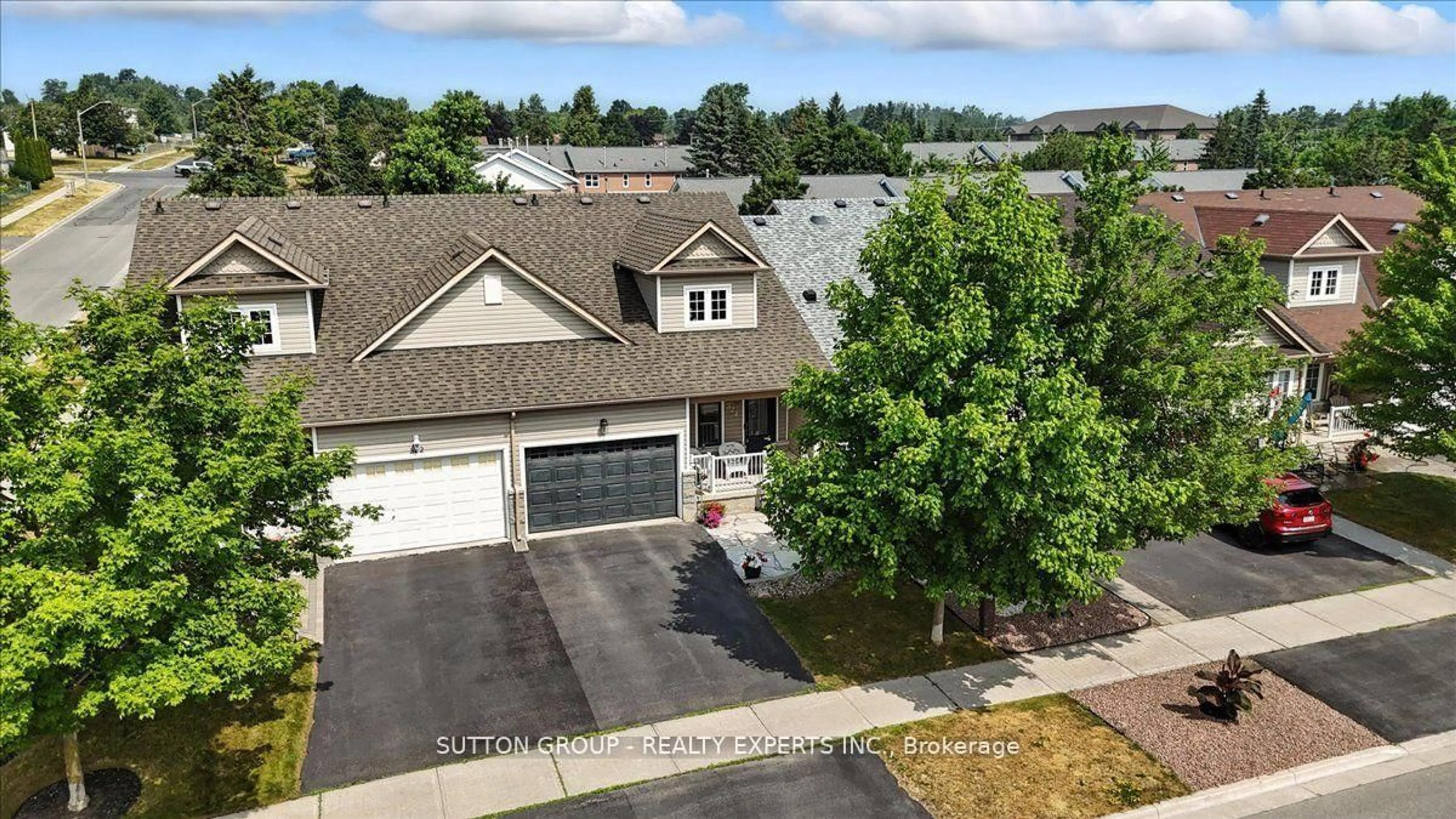 A pic from outside/outdoor area/front of a property/back of a property/a pic from drone, street for 524 Garbutt Terr, Peterborough North Ontario K9H 7S8