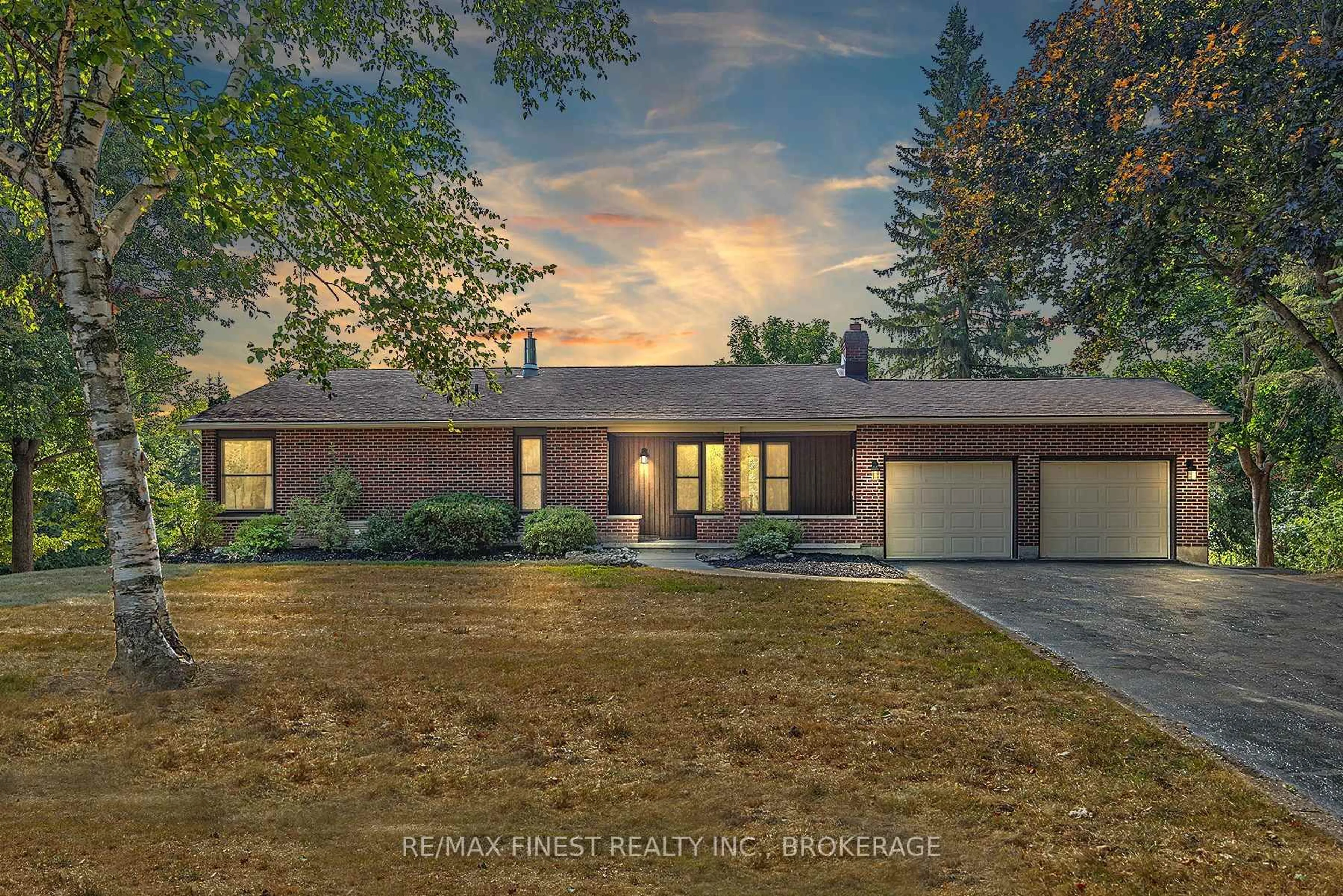 Home with brick exterior material, street for 3743 Maple Crest Crt, Inverary Ontario K0H 1X0