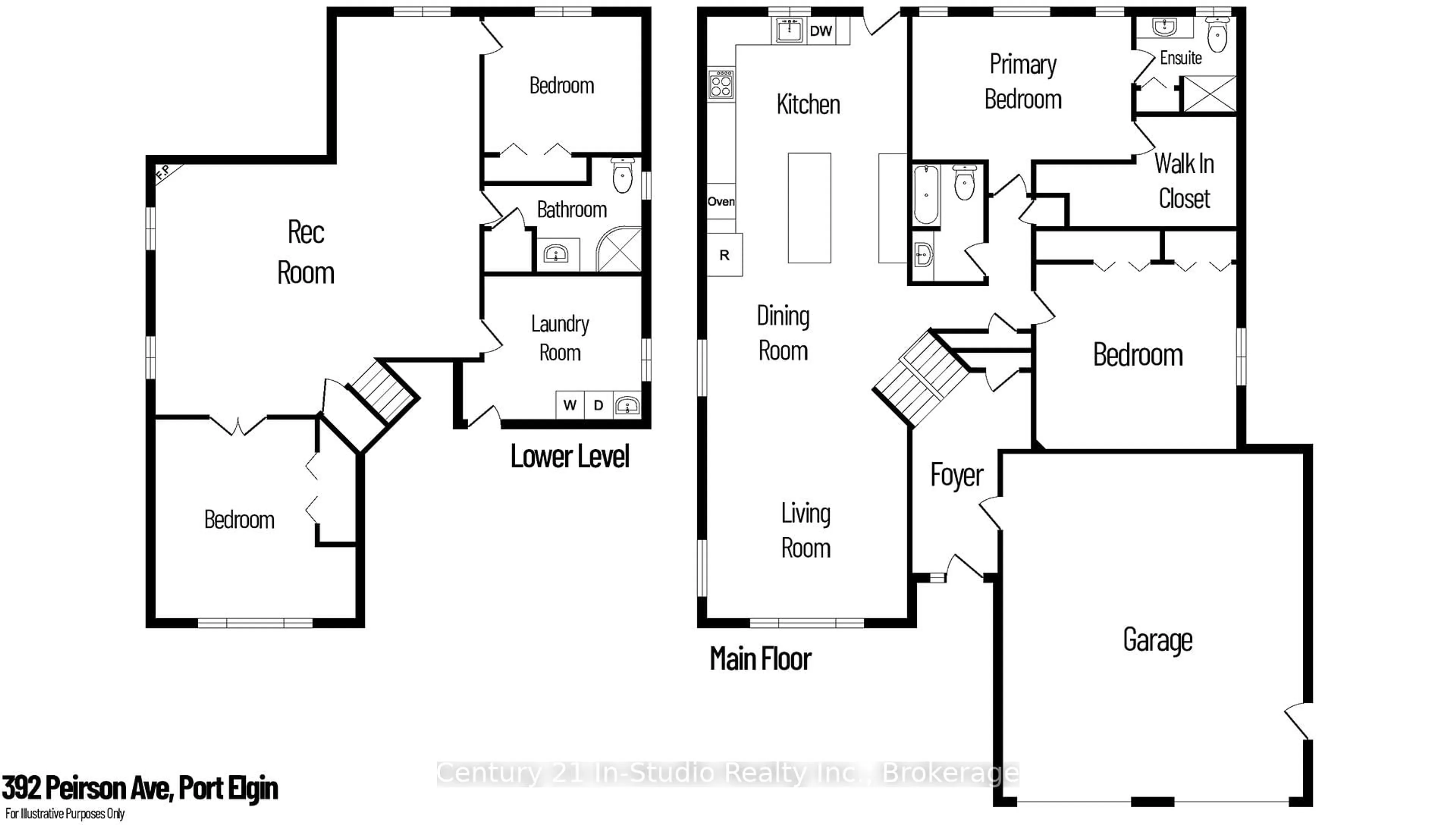 Floor plan for 392 Peirson Ave, Saugeen Shores Ontario N0H 2C1