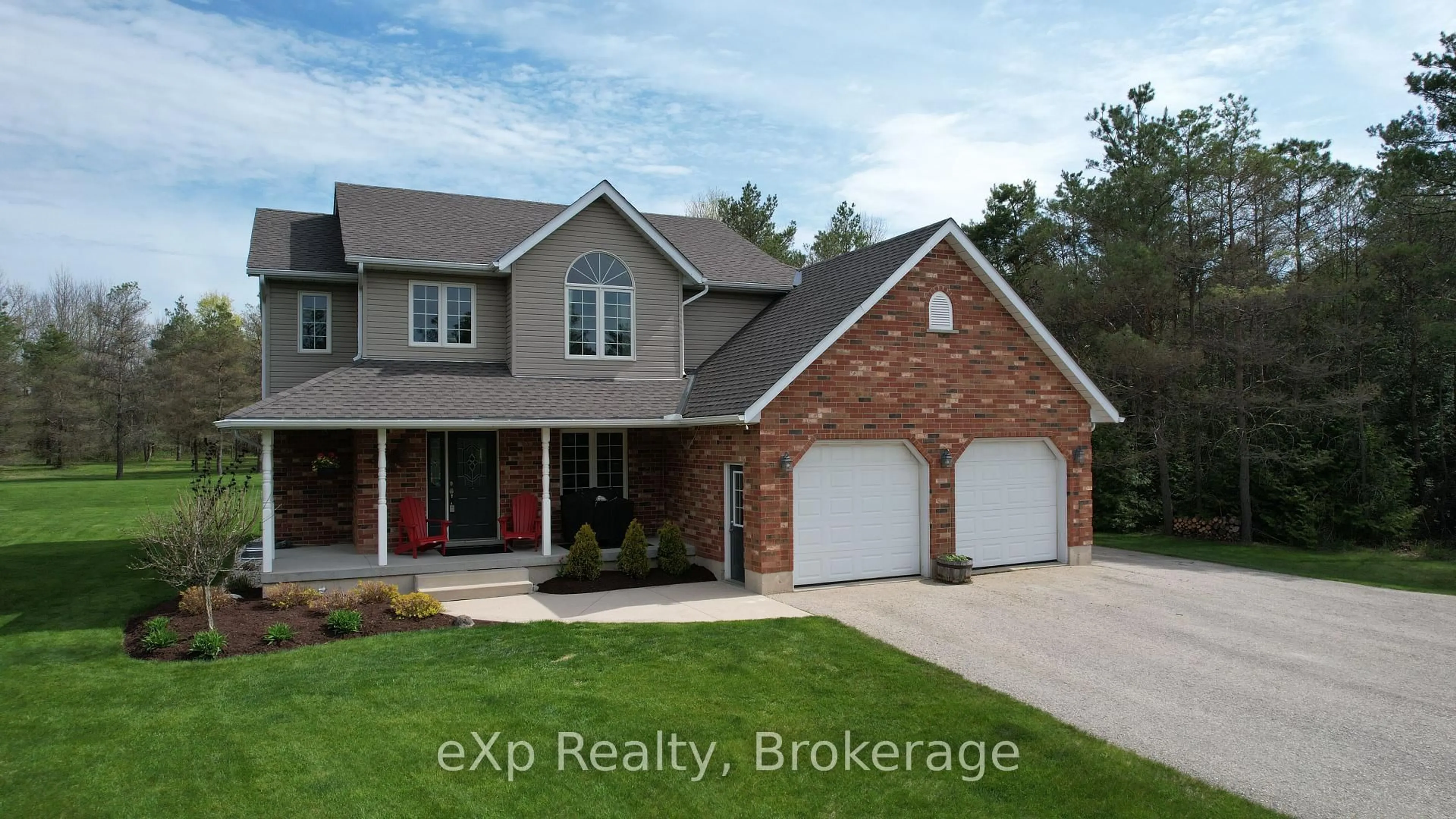 Home with brick exterior material, street for 323237 Durham Rd, West Grey Ontario N0G 1R0
