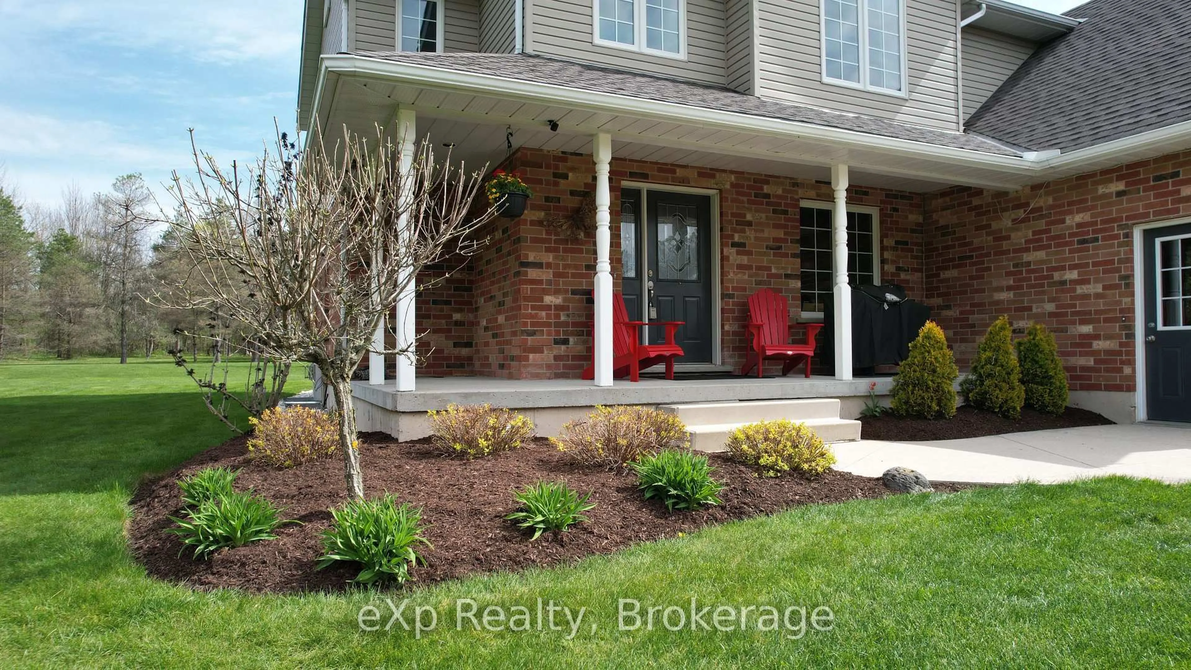 Home with brick exterior material, street for 323237 Durham Rd, West Grey Ontario N0G 1R0