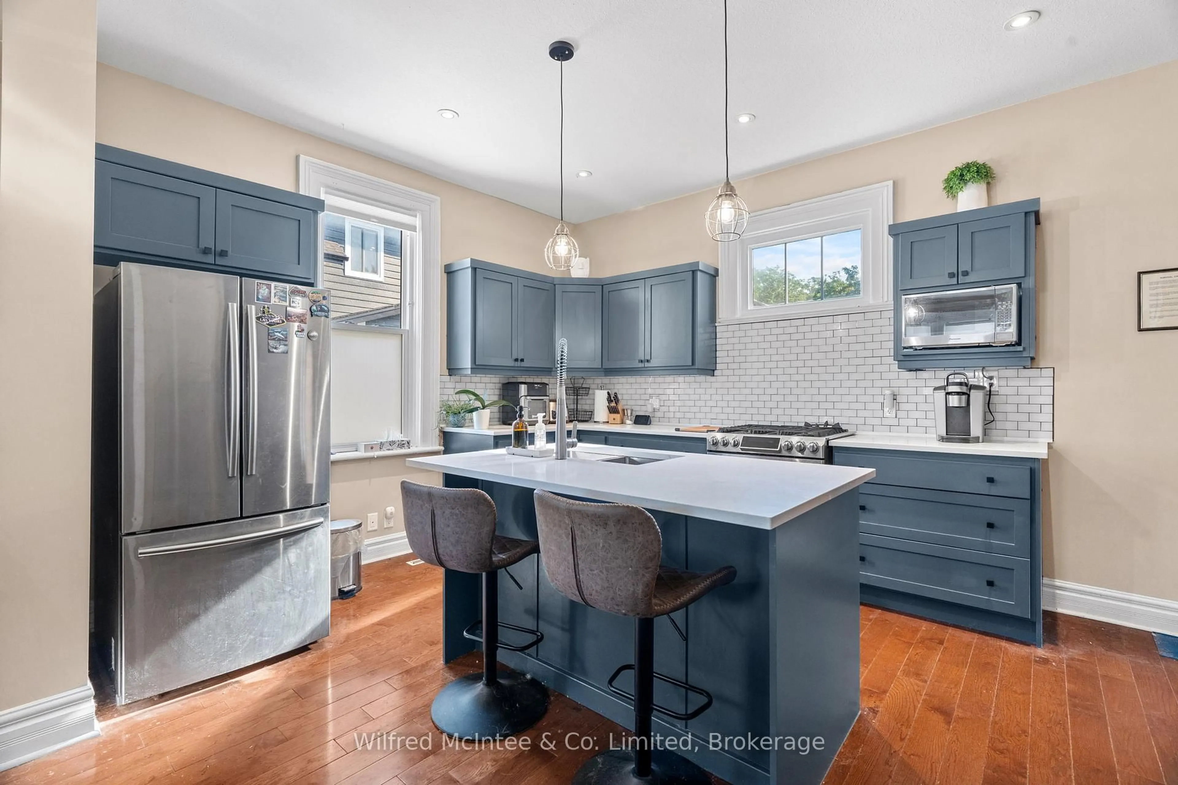 Open concept kitchen, ceramic/tile floor for 236 Andrew St, South Huron Ontario N0M 1S1