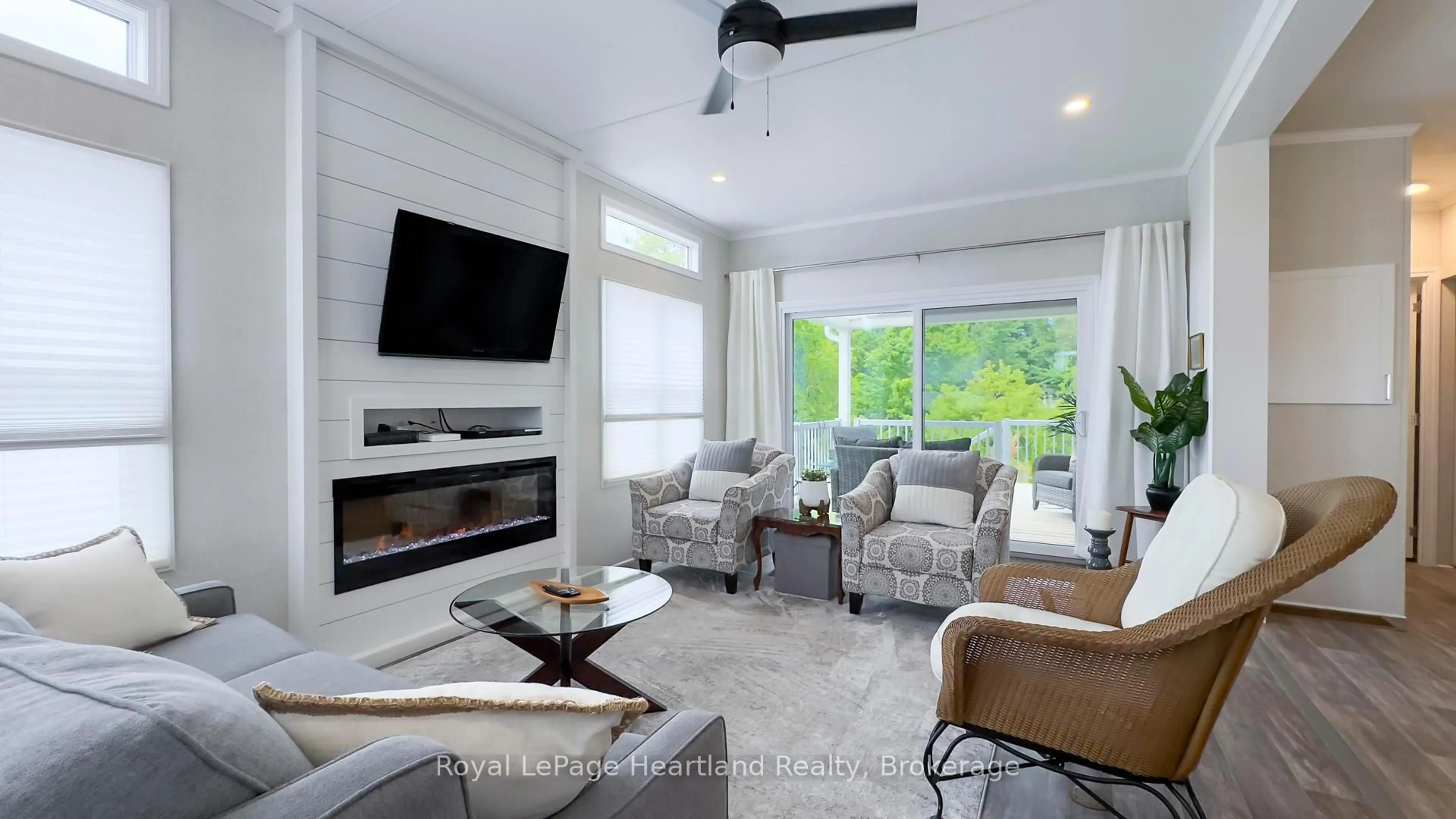 Living room with furniture, ceramic/tile floor for 77683 Bluewater Highway #Lot 6, Bluewater Ontario N0M 1G0