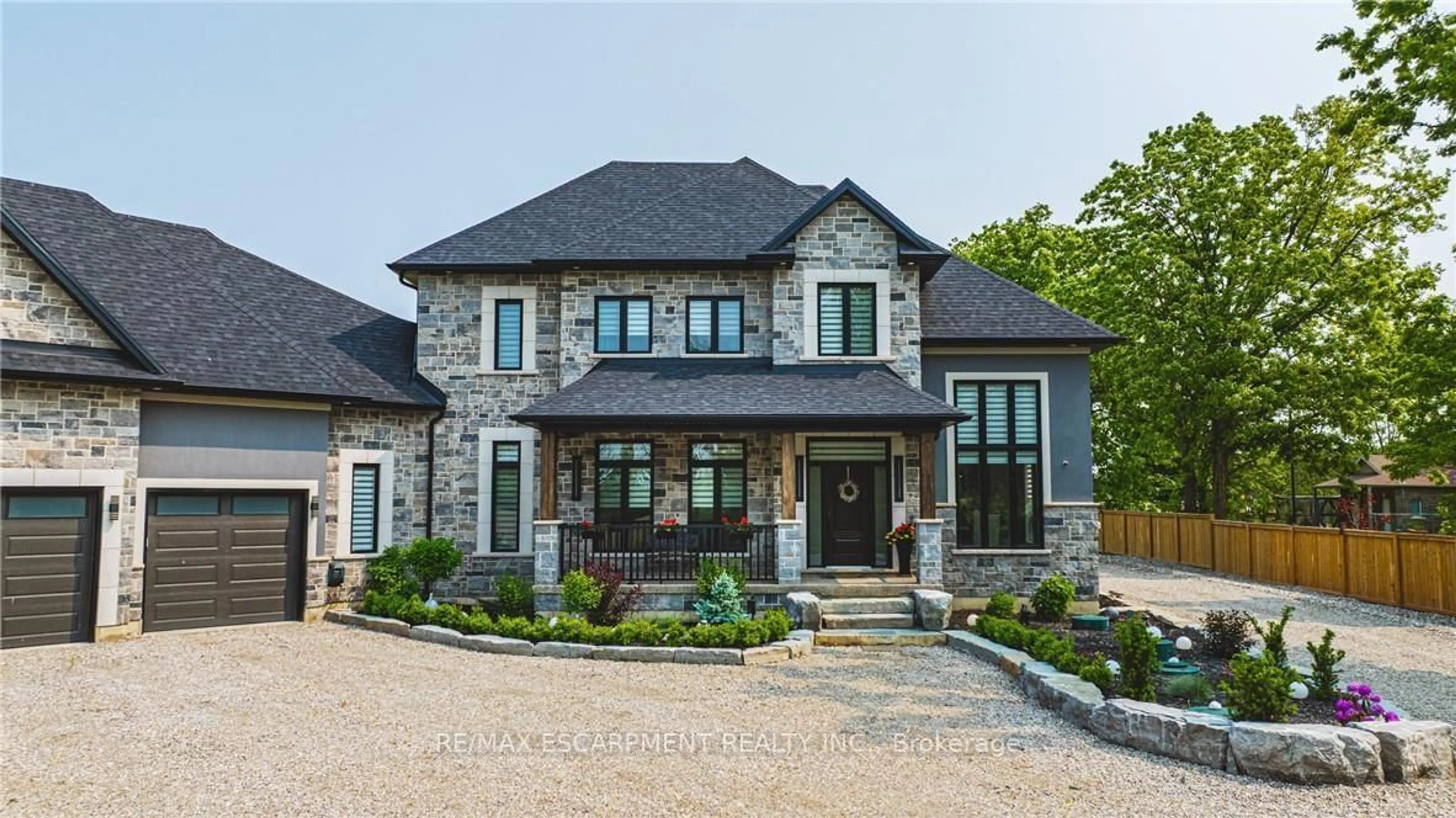 Home with brick exterior material, street for 8378 Chippewa Rd, Hamilton Ontario L0R 1W0