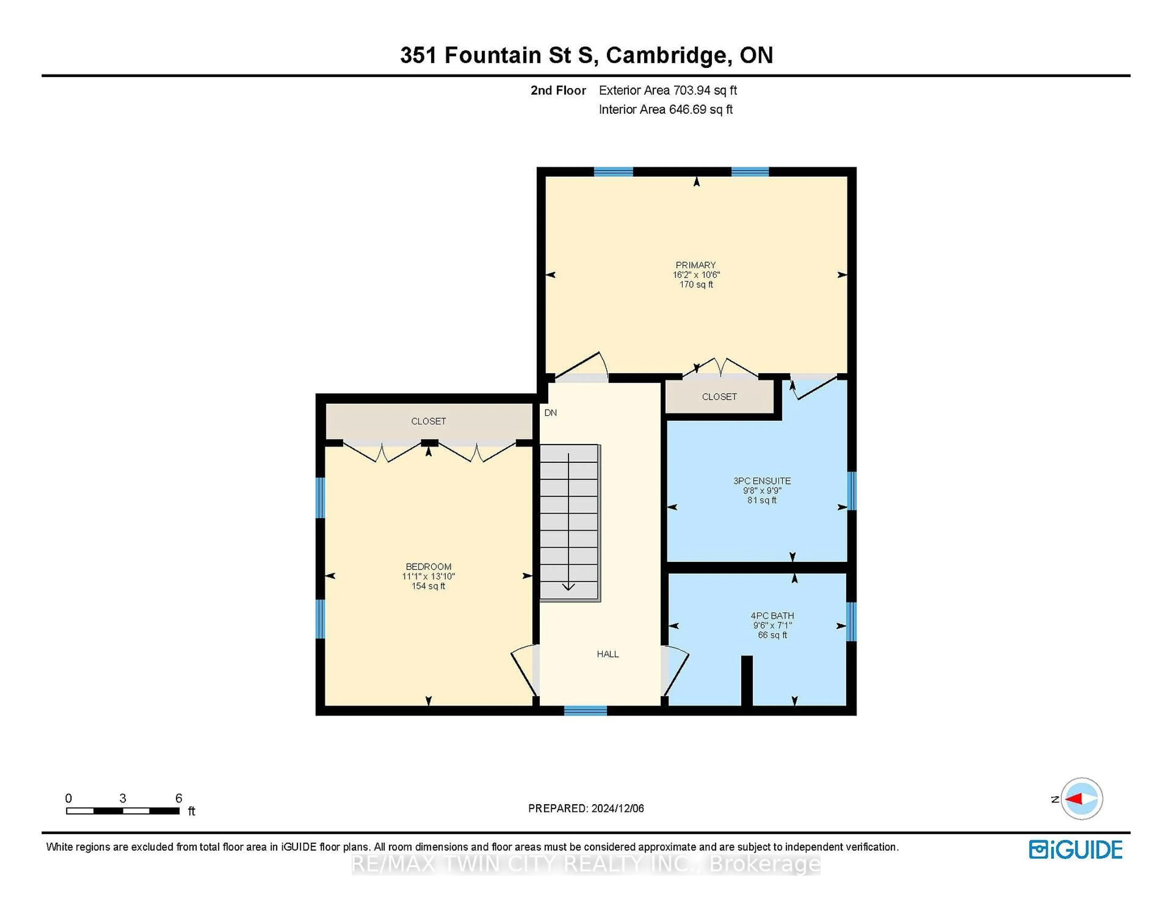 Floor plan for 351 Fountain St, Cambridge Ontario N3H 1J2