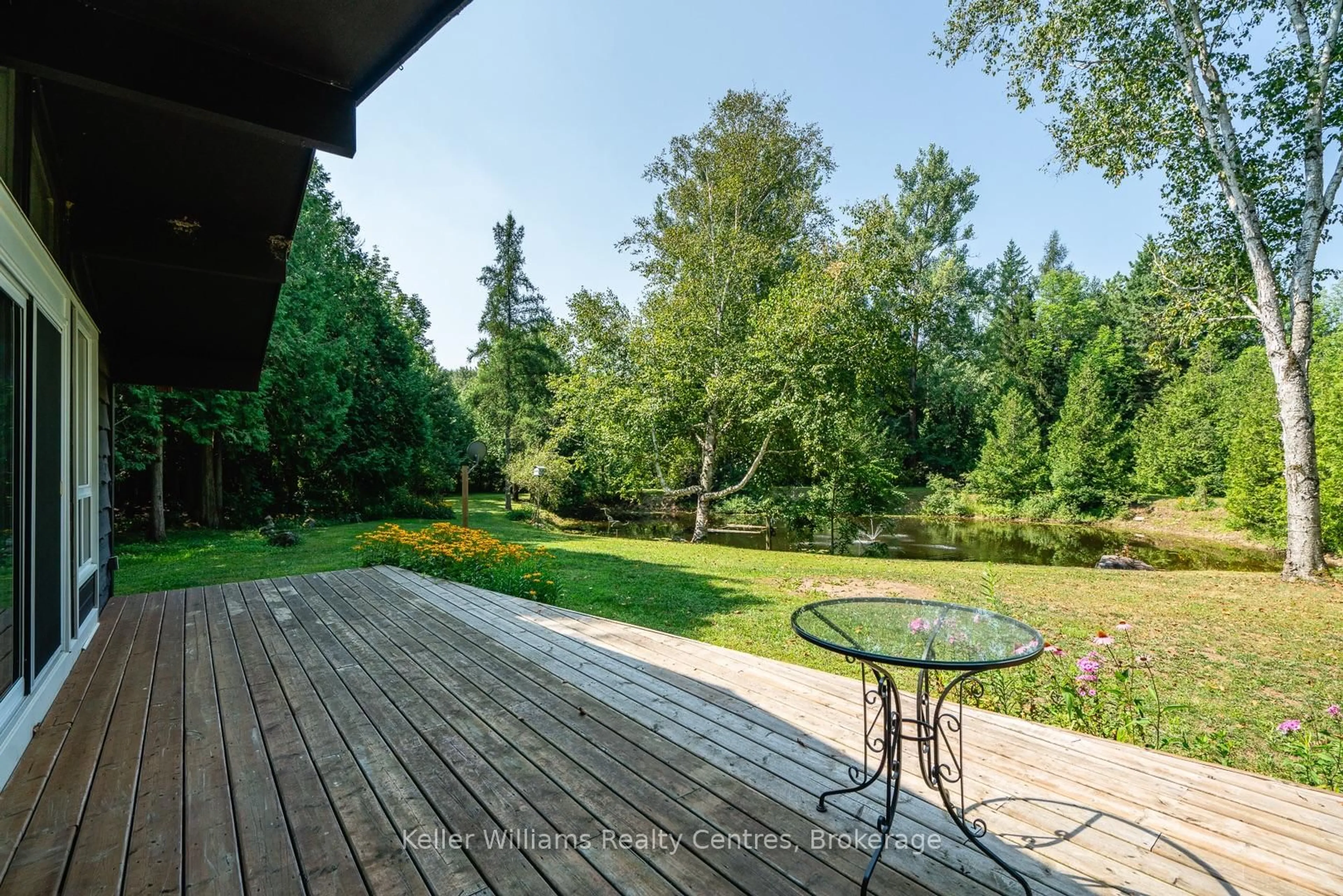 Patio, forest/trees view for 034660 Sideroad 5 NDR, West Grey Ontario N0G 1S0