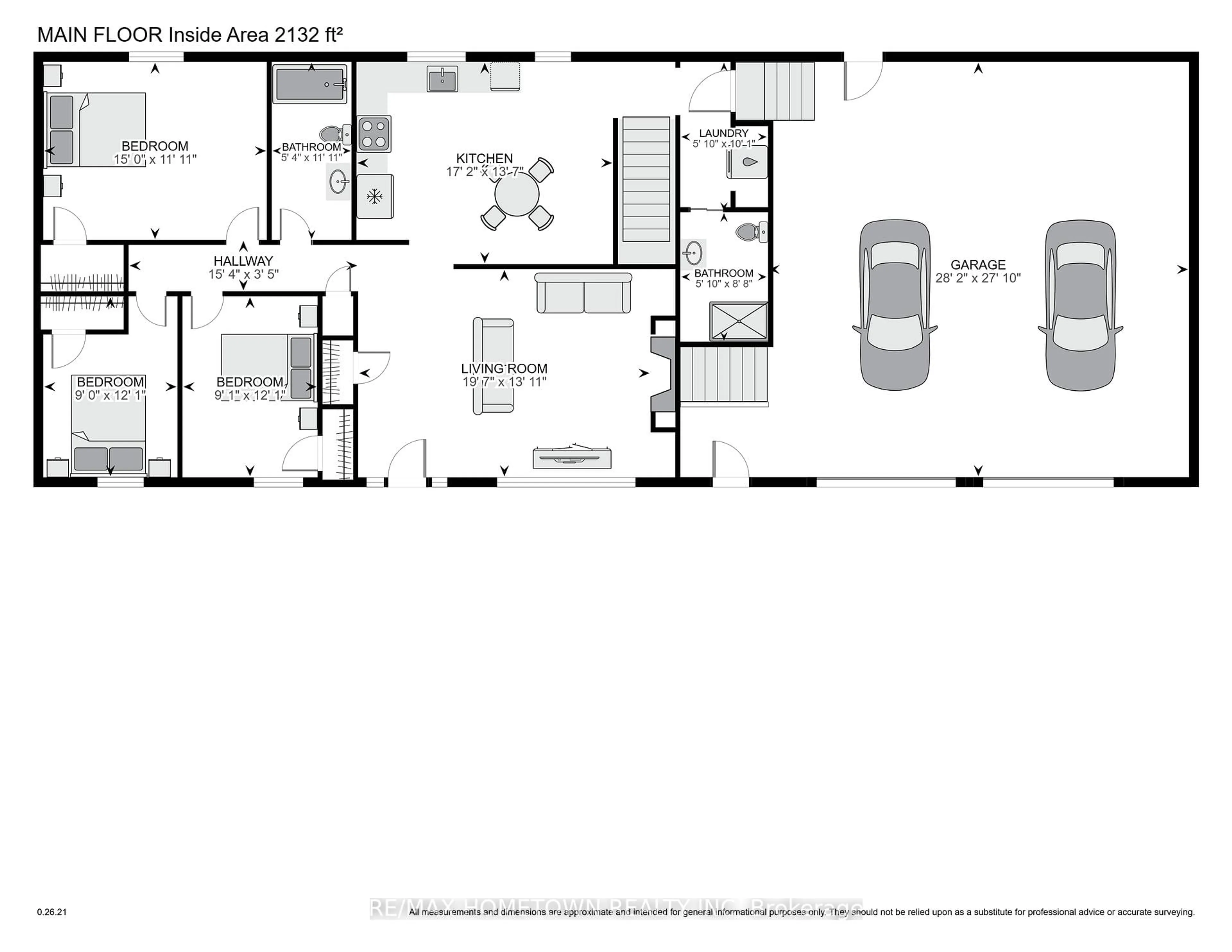Floor plan for 6244 Sixth Concession, Augusta Ontario K6V 5T2