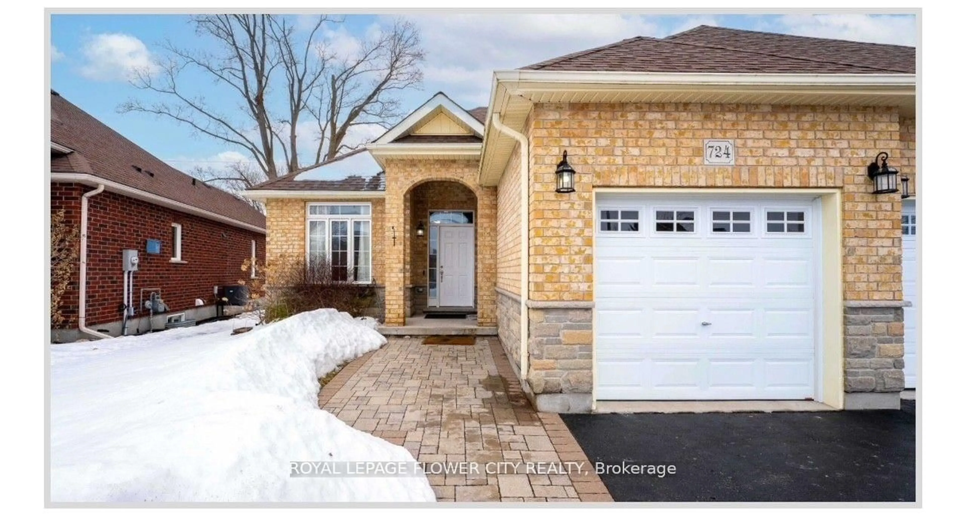 Home with brick exterior material, street for 724 Garden Crt, Woodstock Ontario N4T 1W6