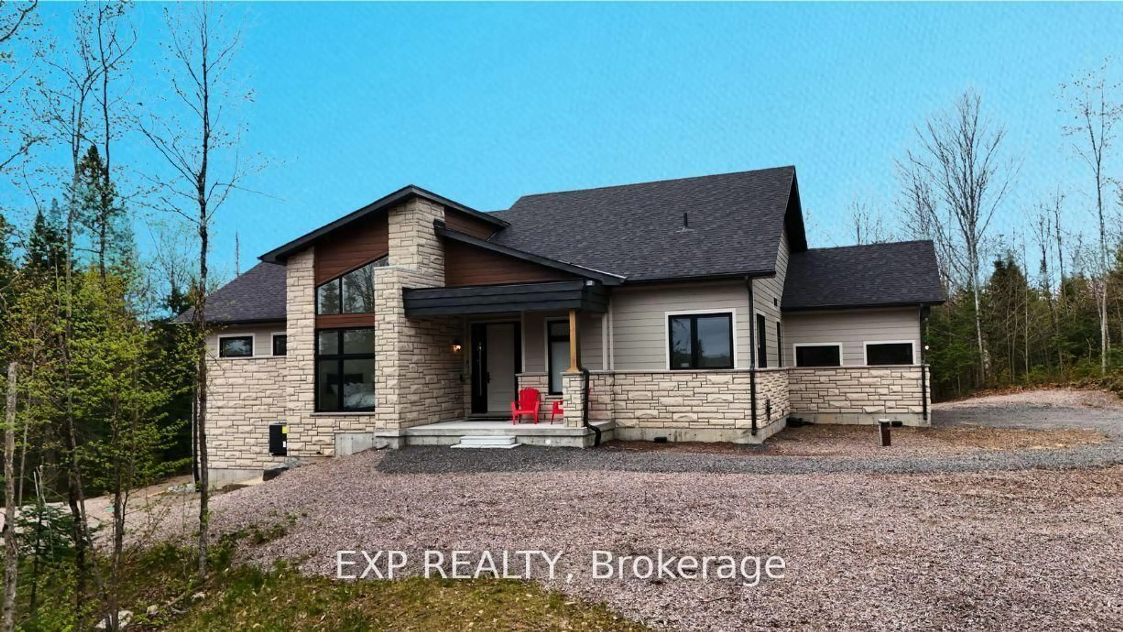 Home with brick exterior material, building for 1017 Ridgeline Dr, Lake of Bays Ontario P1J 2J6