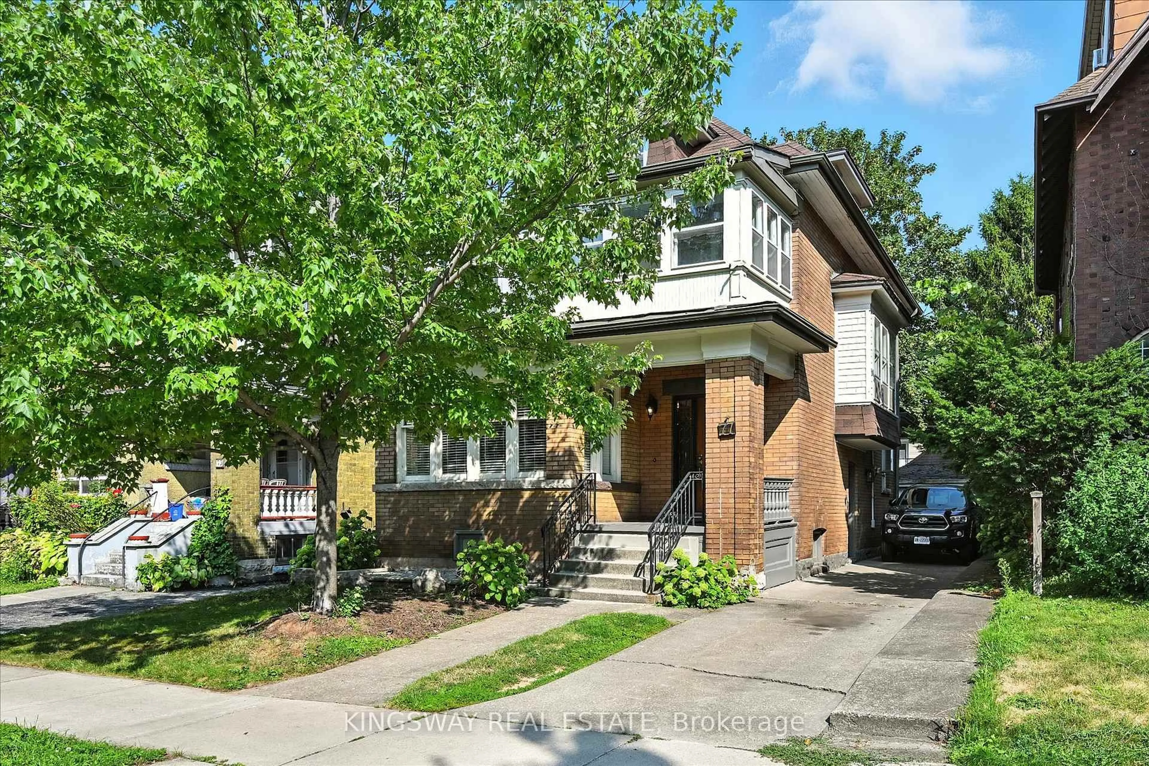Home with brick exterior material, street for 77 Proctor Blvd, Hamilton Ontario L8M 2M5