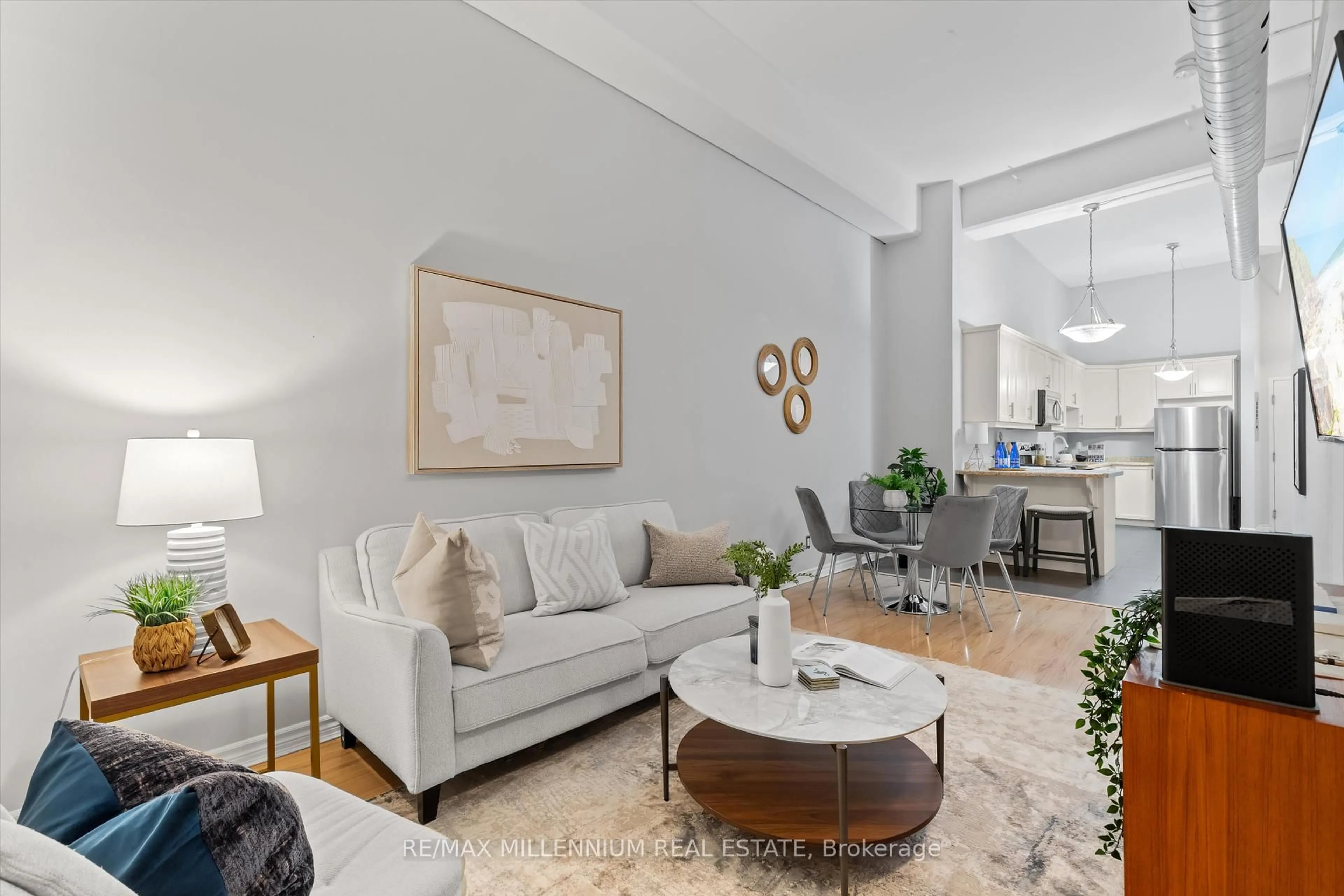 Living room with furniture, unknown for 80 King William St #212, Hamilton Ontario L8R 0A1