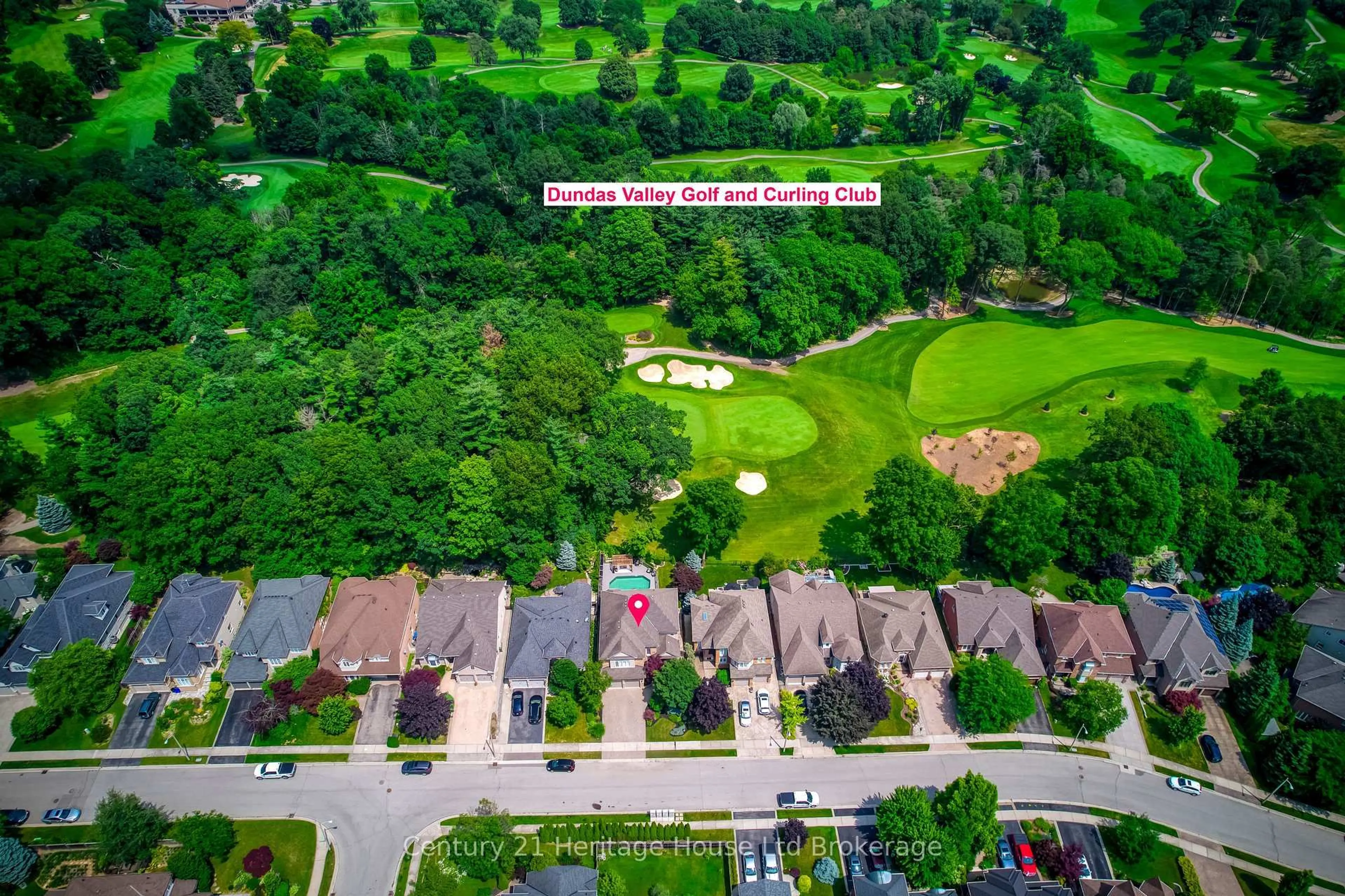 A pic from outside/outdoor area/front of a property/back of a property/a pic from drone, unknown for 16 Sweetman Dr, Hamilton Ontario L9H 7N6