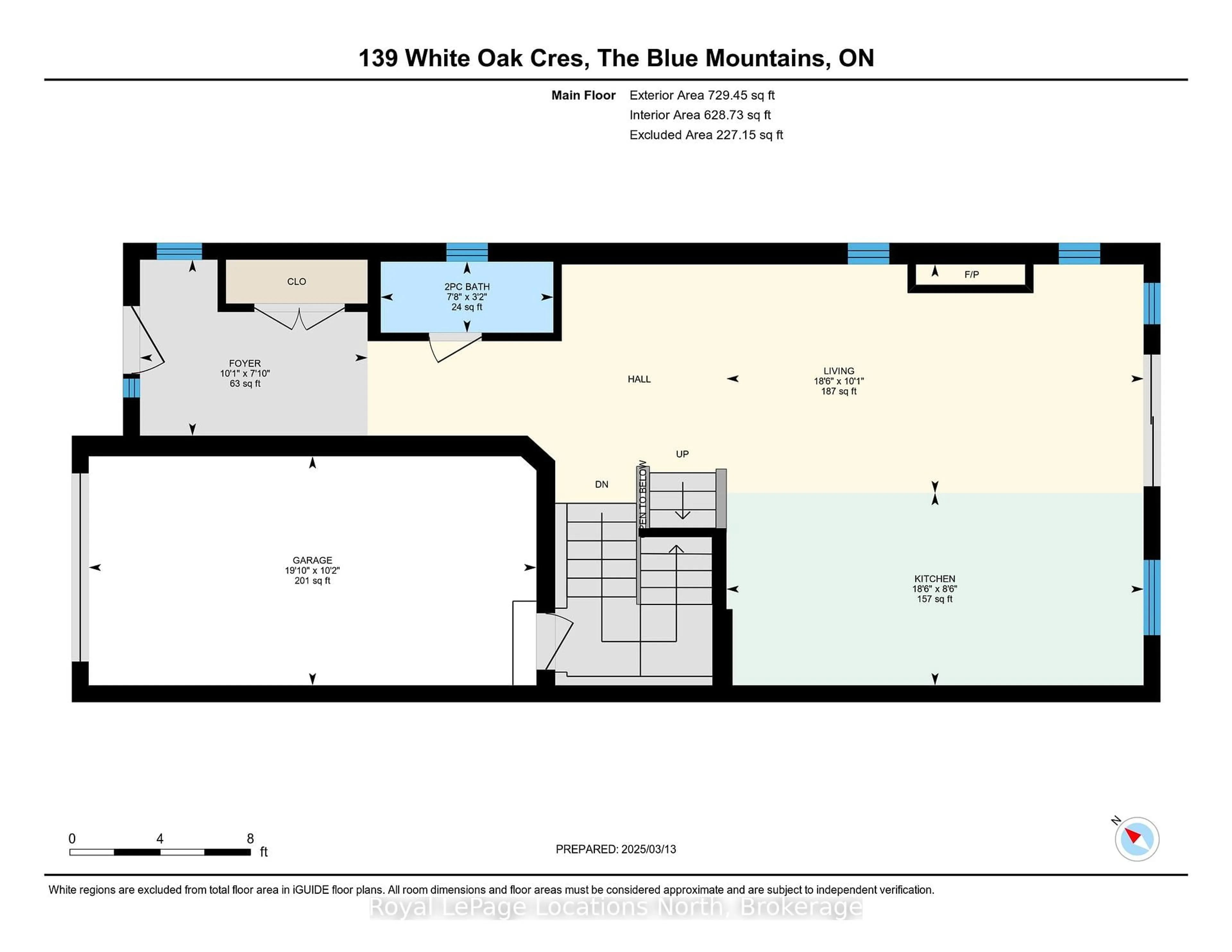 Floor plan for 139 White Oak Cres, Blue Mountains Ontario L9Y 5T5