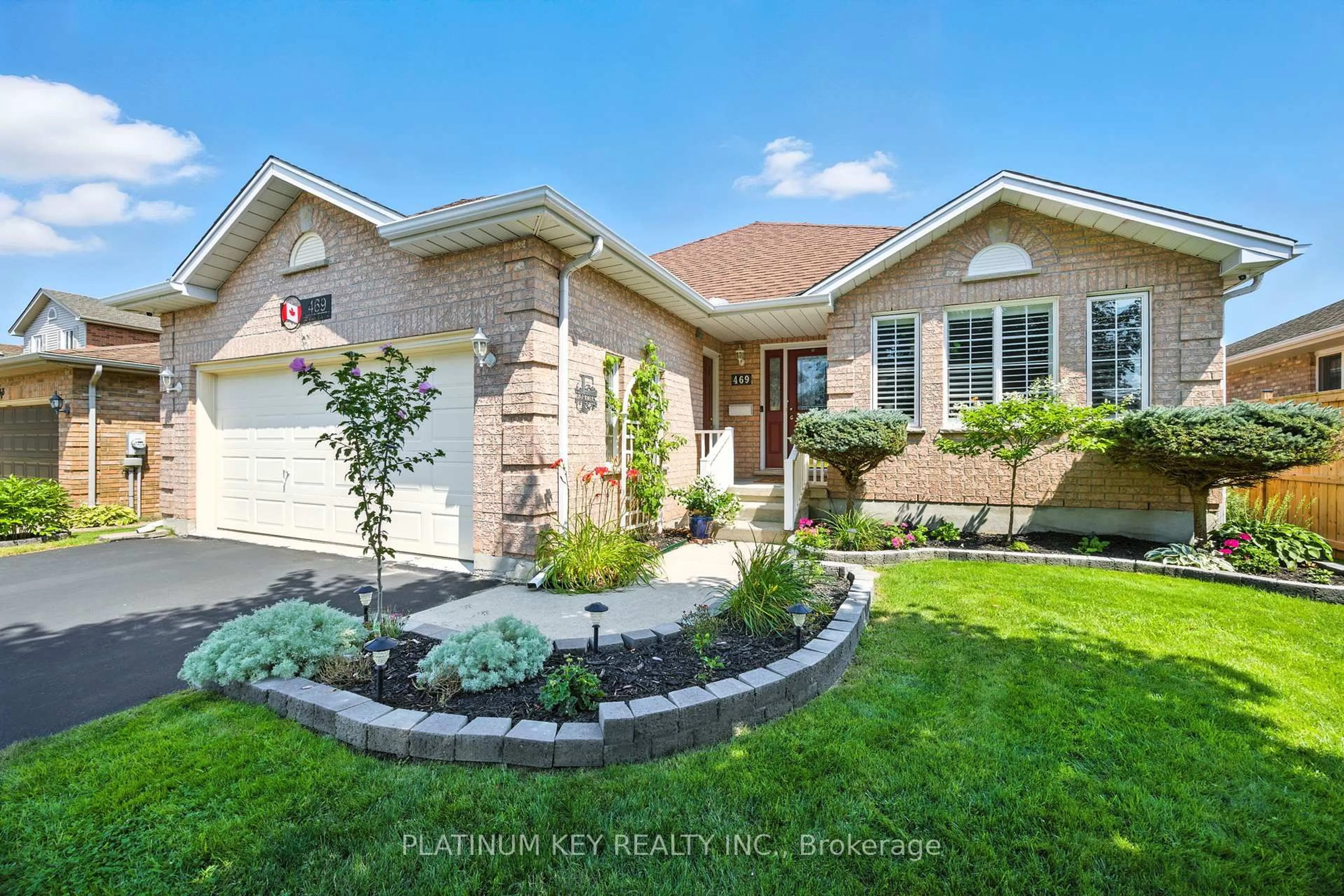 Home with brick exterior material, street for 469 Riverview Dr, Strathroy-Caradoc Ontario N7G 4A6