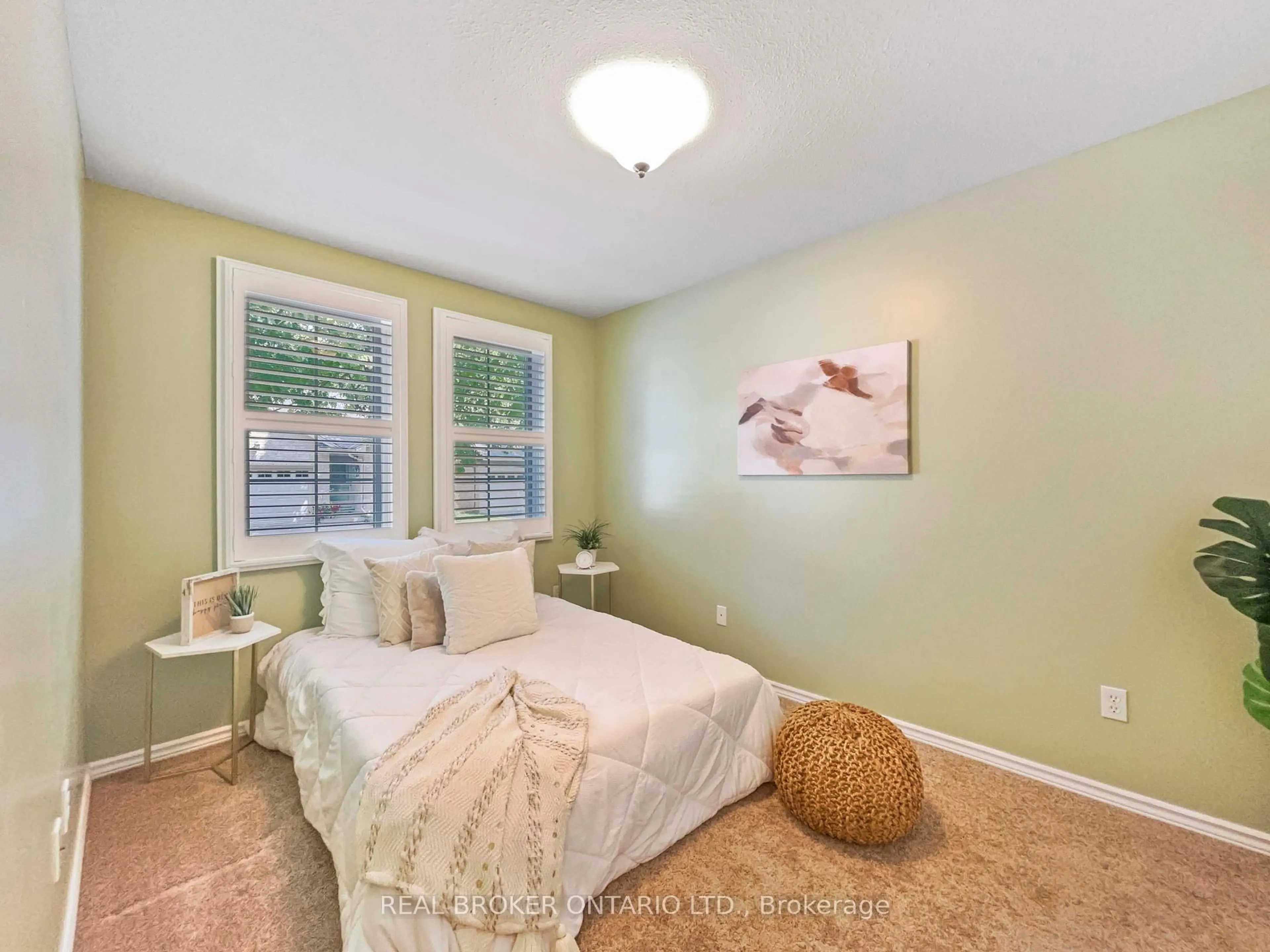 Bedroom with bed, unknown for 35 Stratford Terr #35, Brantford Ontario N3T 6R8