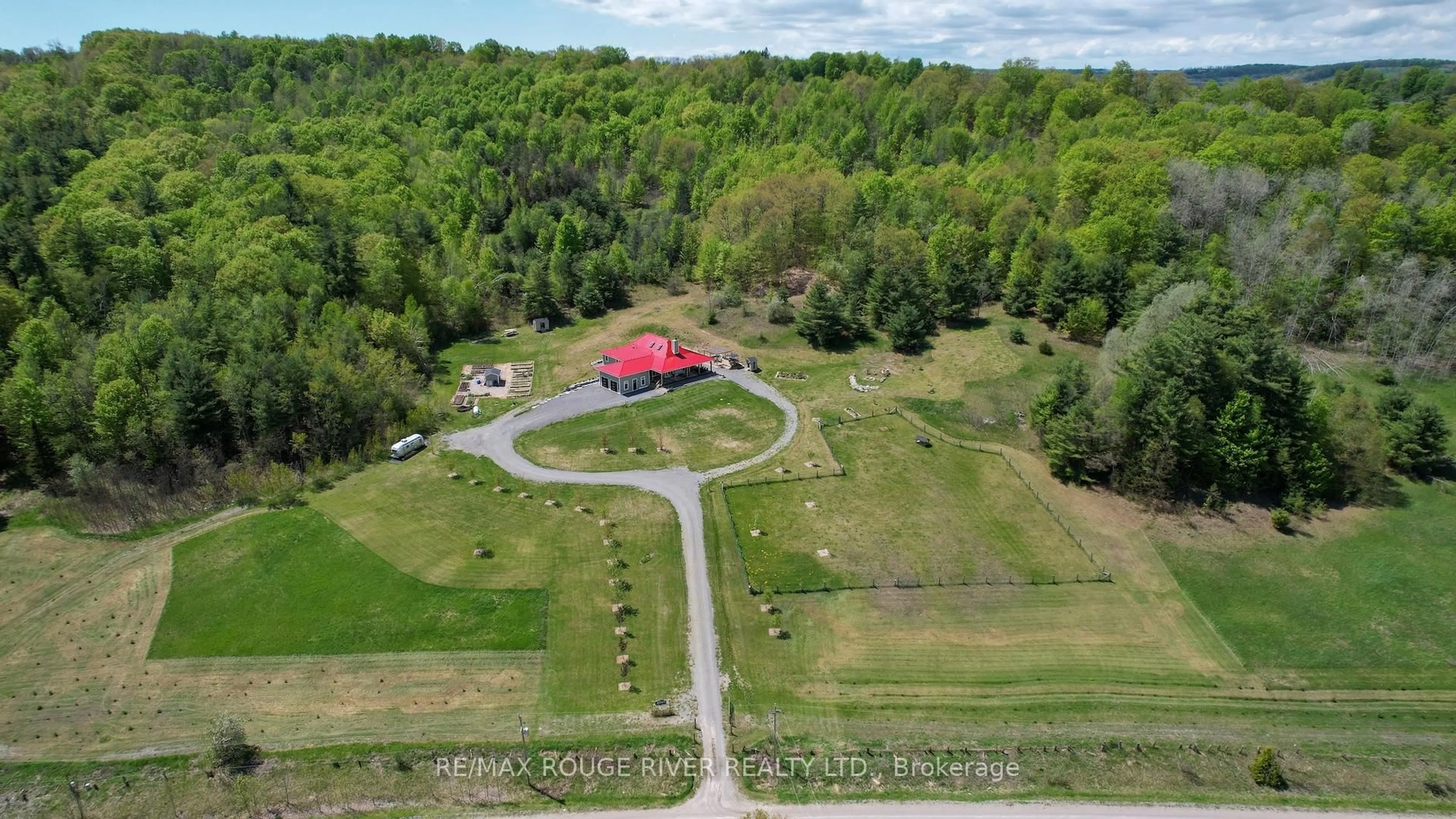 A pic from outside/outdoor area/front of a property/back of a property/a pic from drone, unknown for 2182 Shelter Valley Rd, Alnwick/Haldimand Ontario K0K 2G0