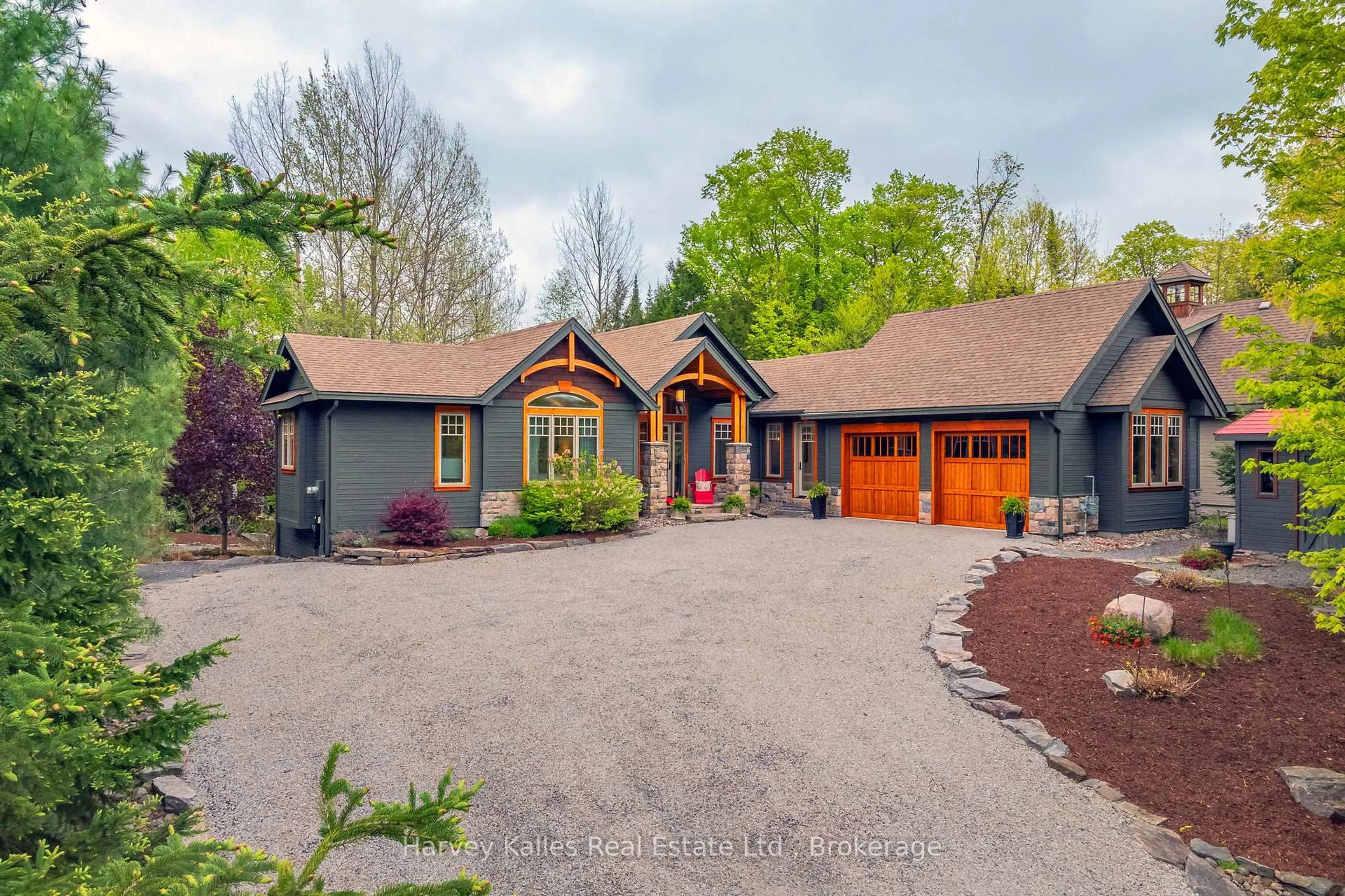 Home with brick exterior material, street for 63 Clubhouse Dr, Huntsville Ontario P1H 1B1