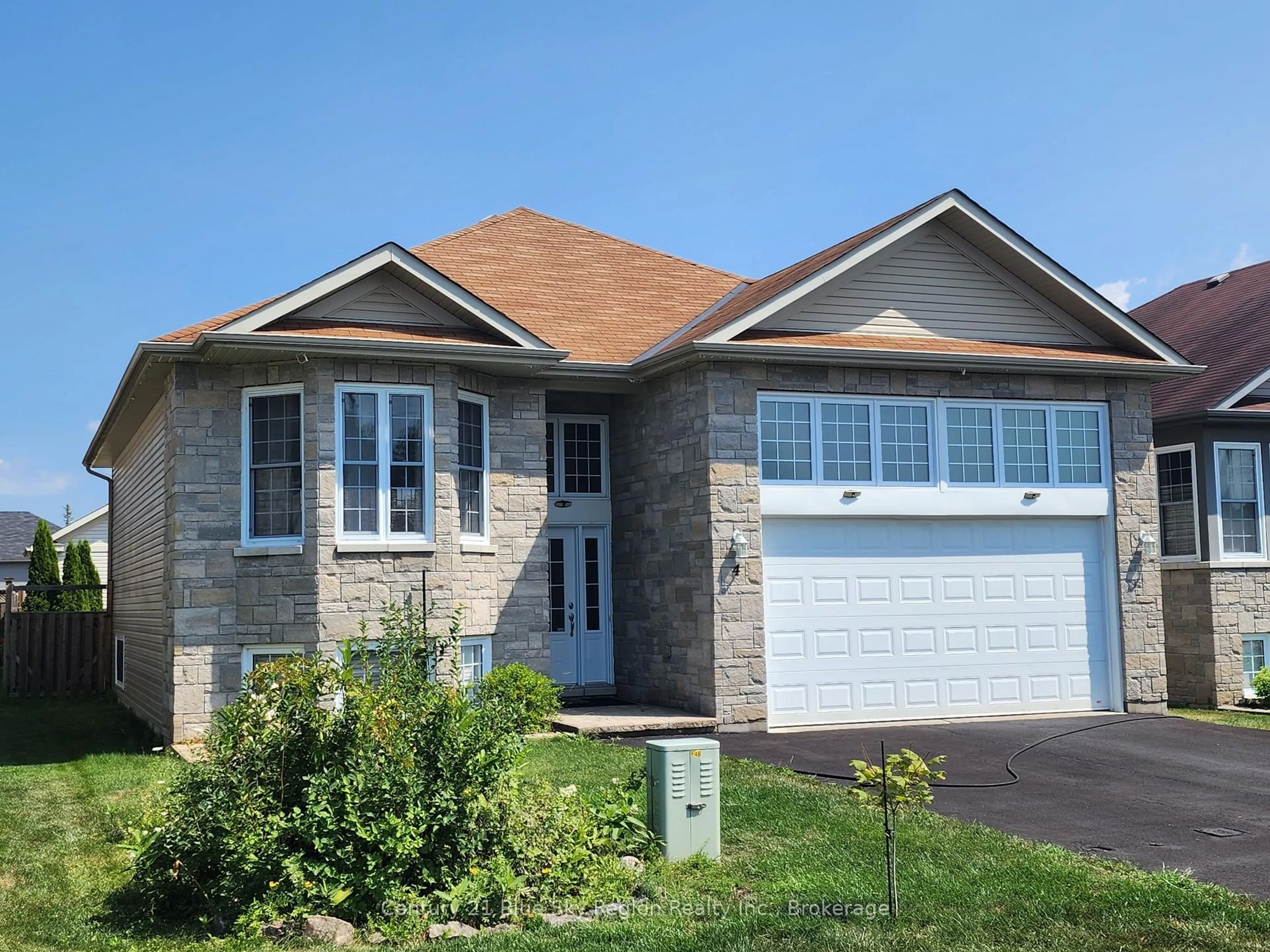 Home with brick exterior material, street for 4 Brookland Dr, North Bay Ontario P1A 0A1