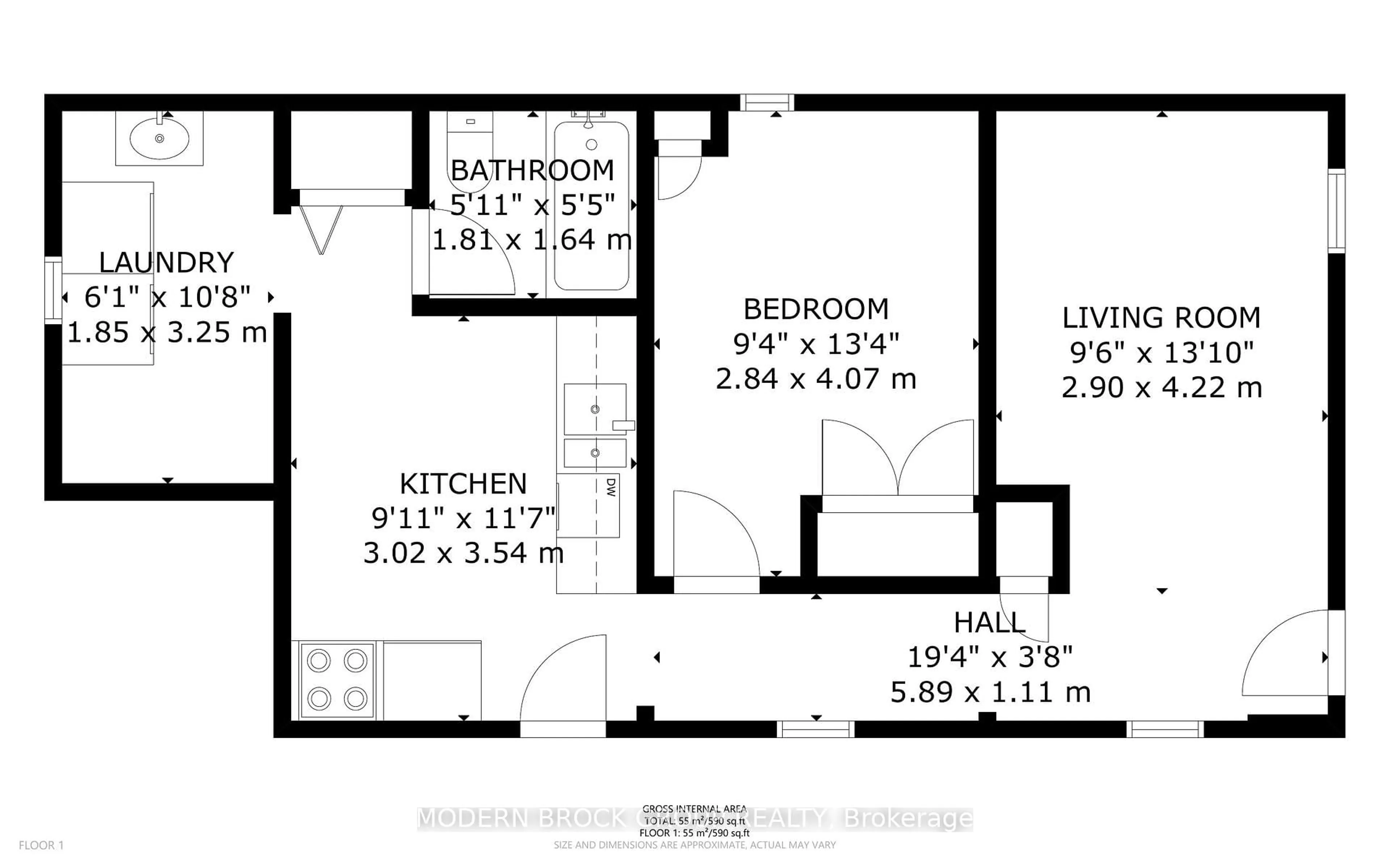 Floor plan for 116 Havelock St, Brockville Ontario K6V 4M1