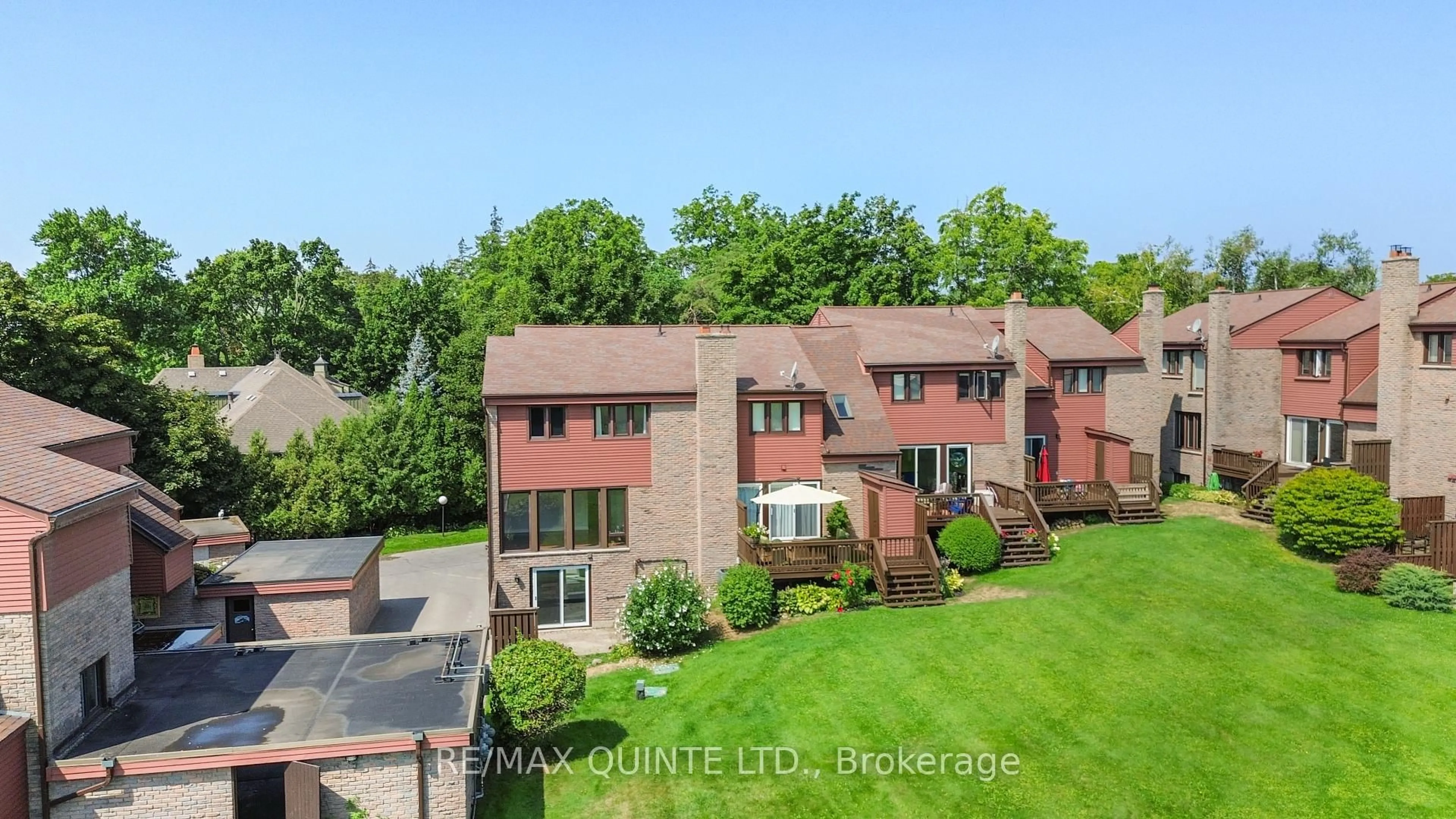 A pic from outside/outdoor area/front of a property/back of a property/a pic from drone, water/lake/river/ocean view for 1798 Old Highway 2 #12, Quinte West Ontario K8N 4Z2