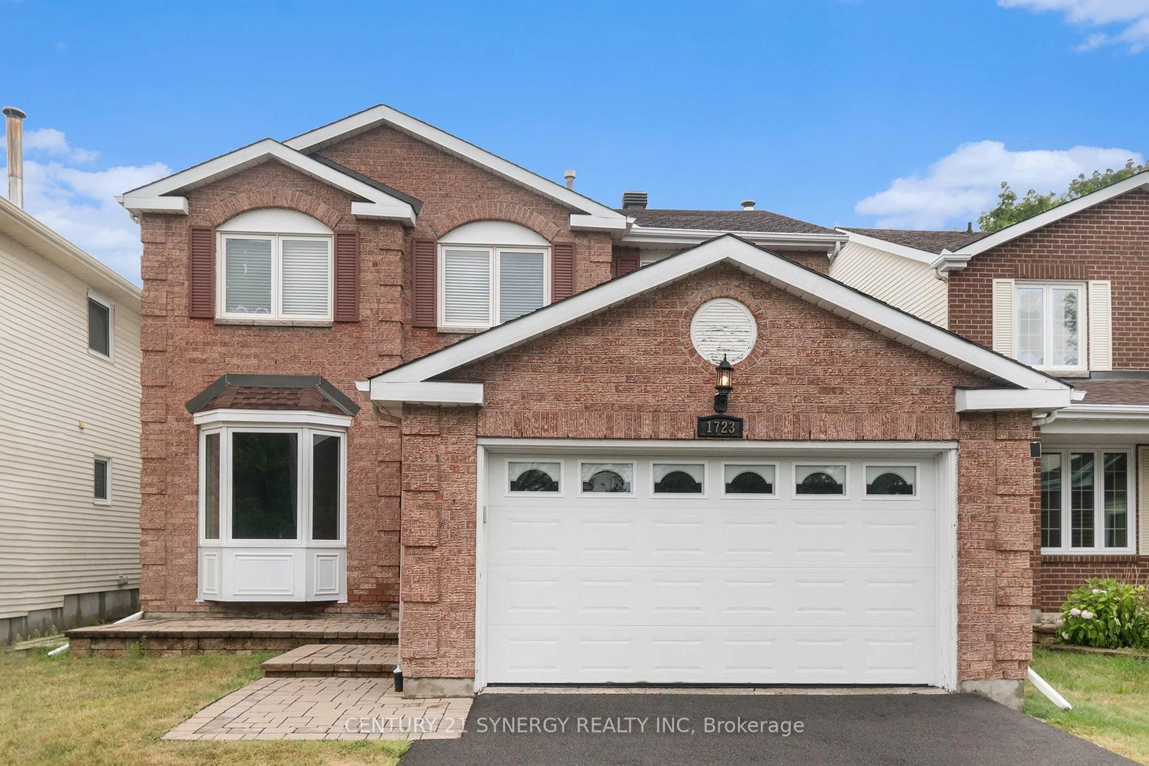 Home with brick exterior material, street for 1723 Cara Cres, Orleans Ontario K4A 1M5
