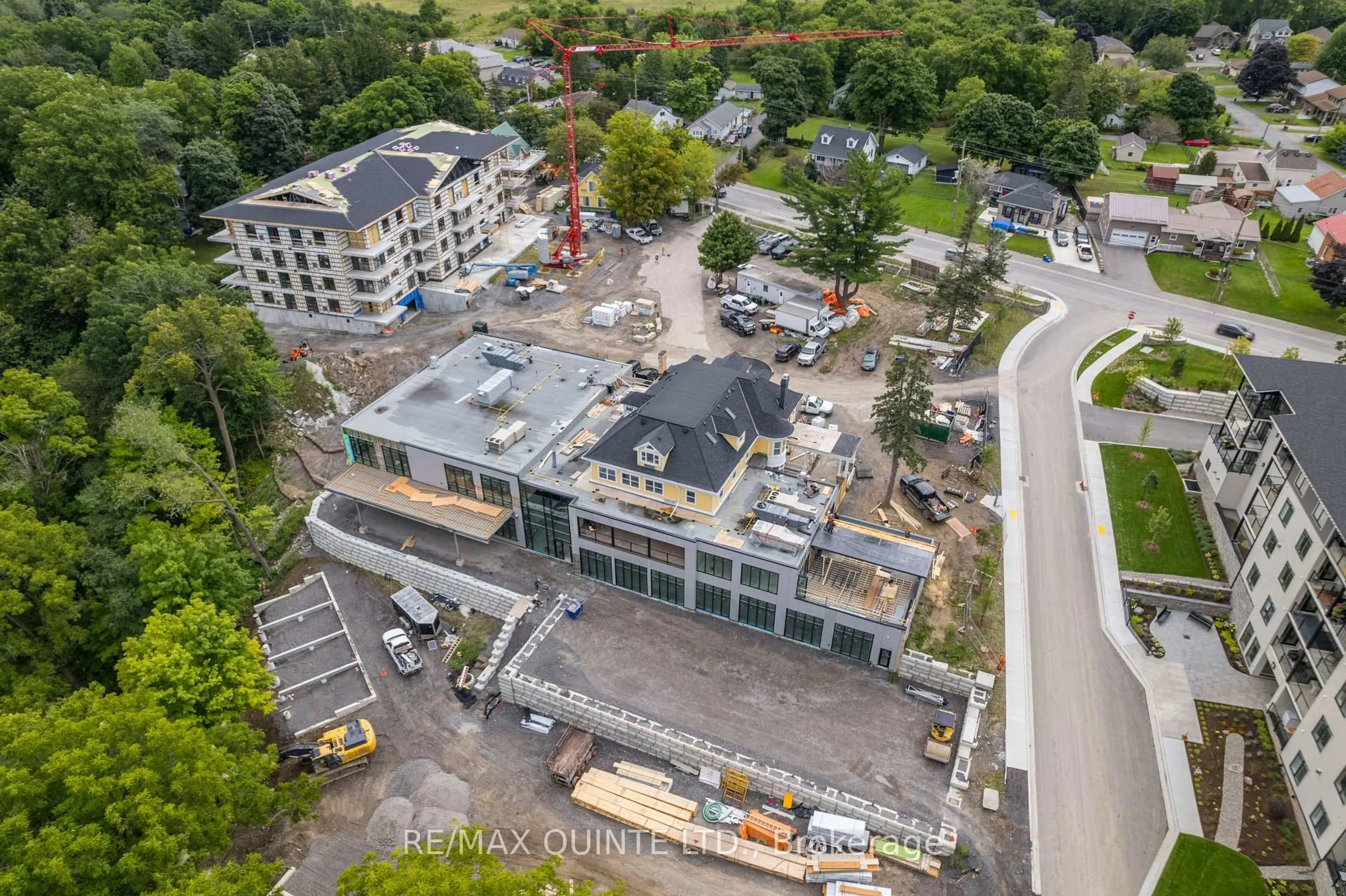 A pic from outside/outdoor area/front of a property/back of a property/a pic from drone, building for 17 Cleave Ave #407, Prince Edward County Ontario K0K 2T0