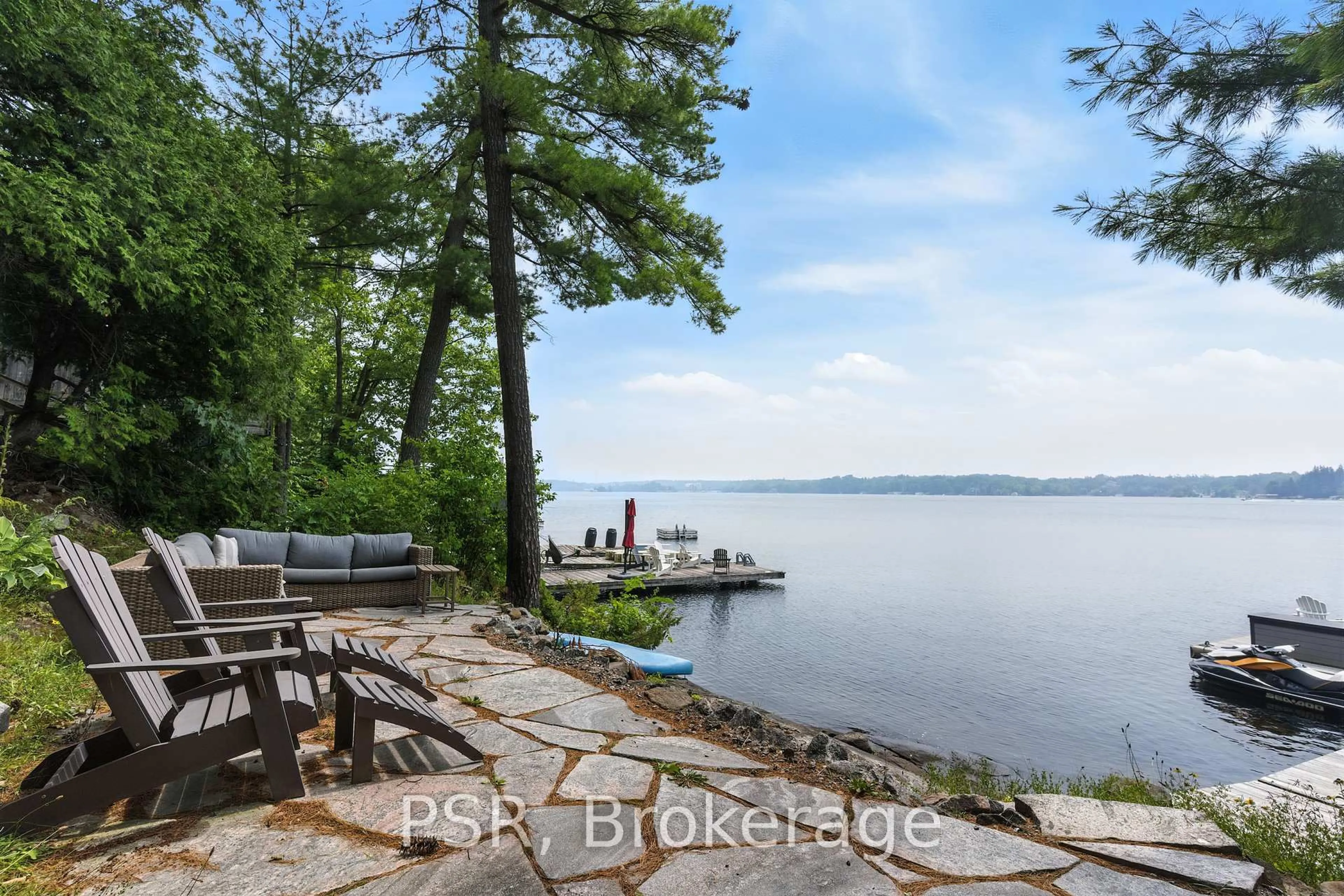 Patio, water/lake/river/ocean view for 1166 Parkers Point Rd, Gravenhurst Ontario P1P 1R2
