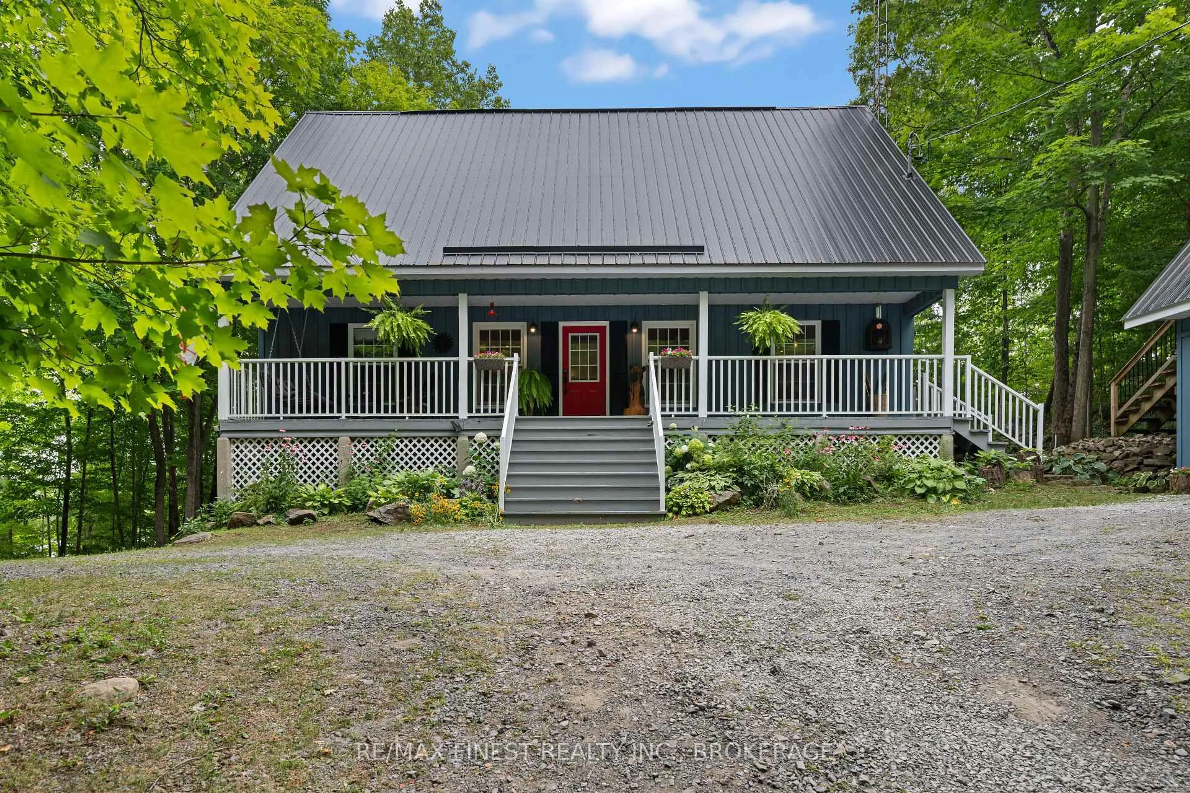 A pic from outside/outdoor area/front of a property/back of a property/a pic from drone, unknown for 8884 Canoe Lake Rd, Hartington Ontario K0H 1W0