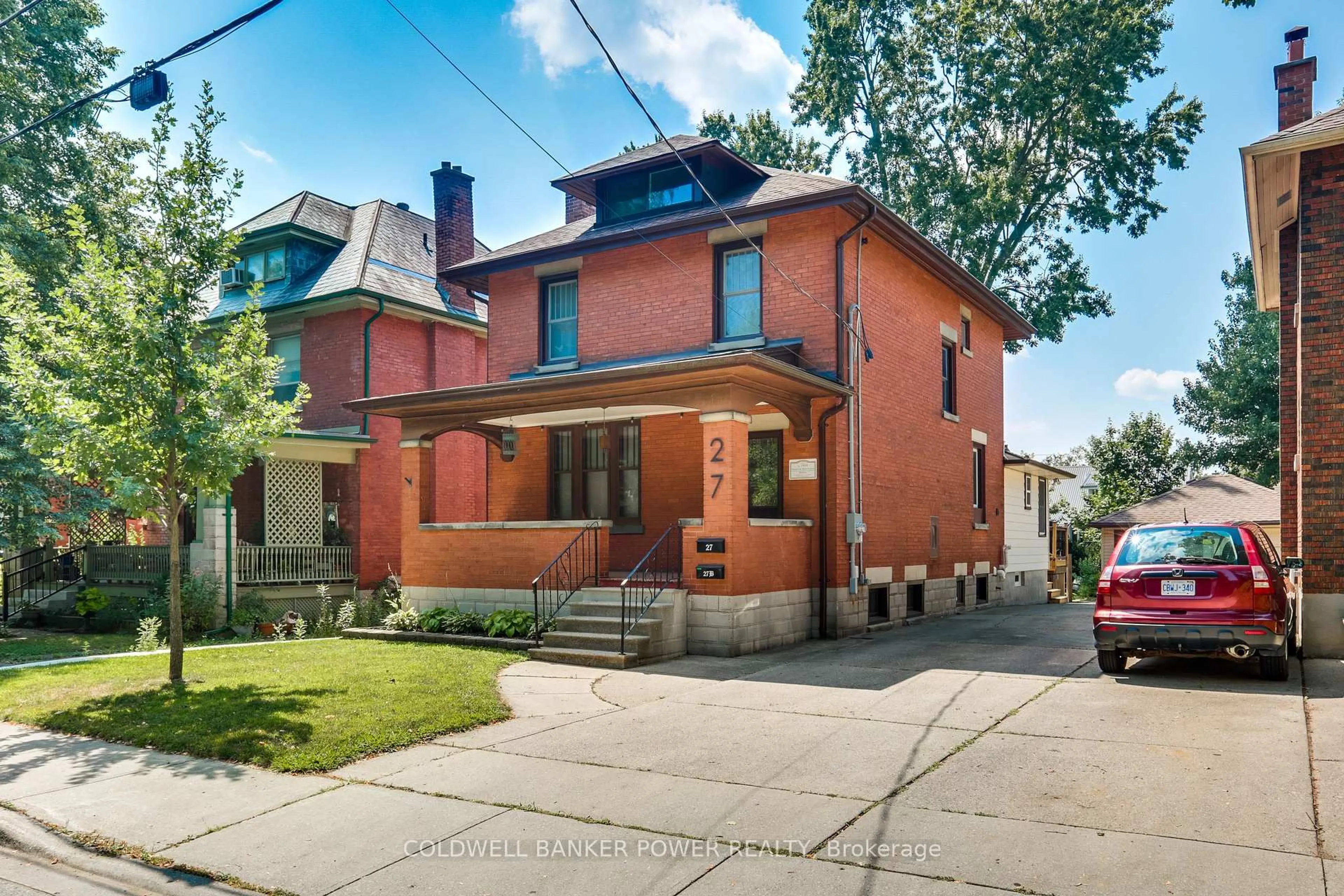 Home with brick exterior material, street for 27 Belgrave Ave, London South Ontario N6C 4B3