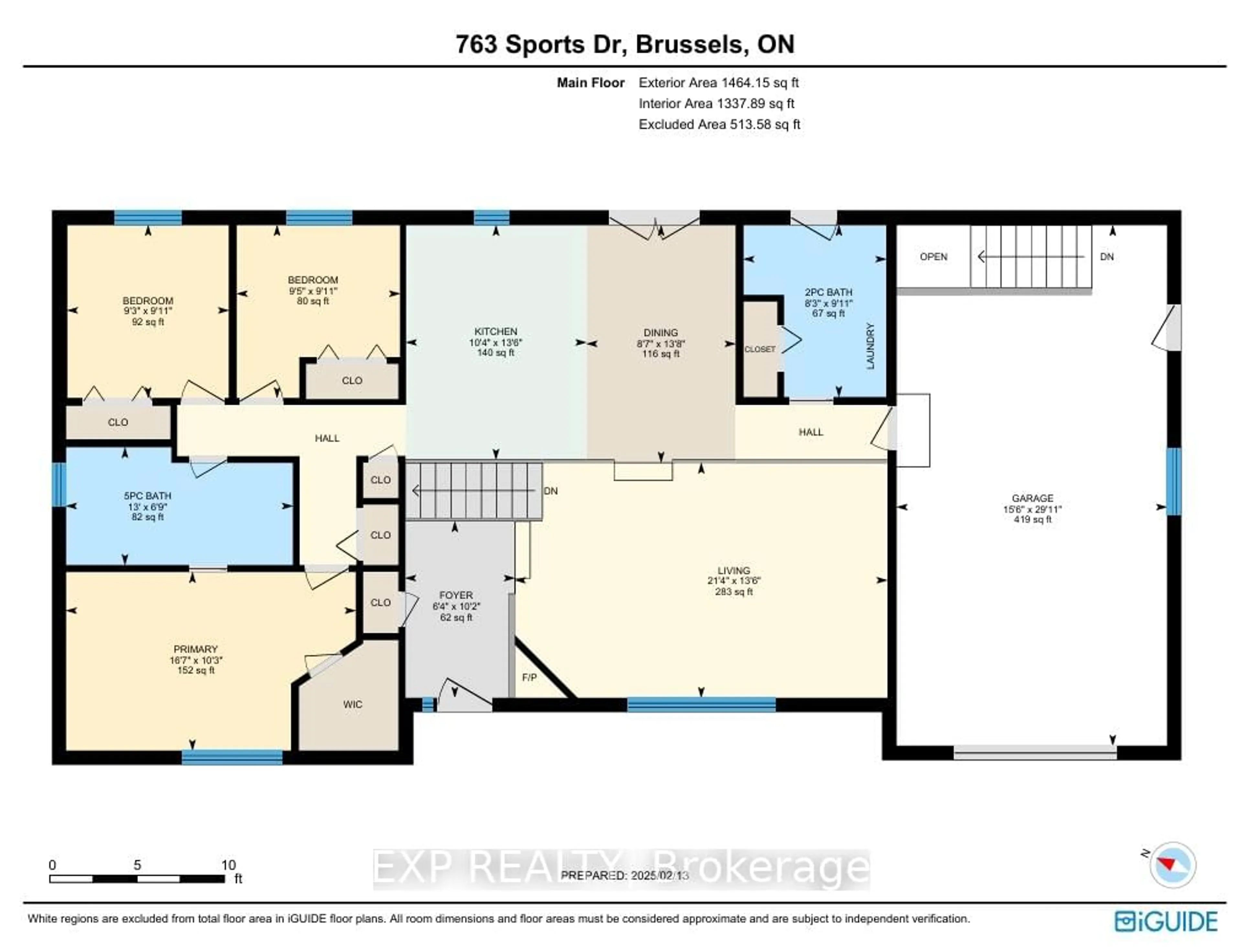 Floor plan for 763 Sports Dr, Huron East Ontario N0G 1H0