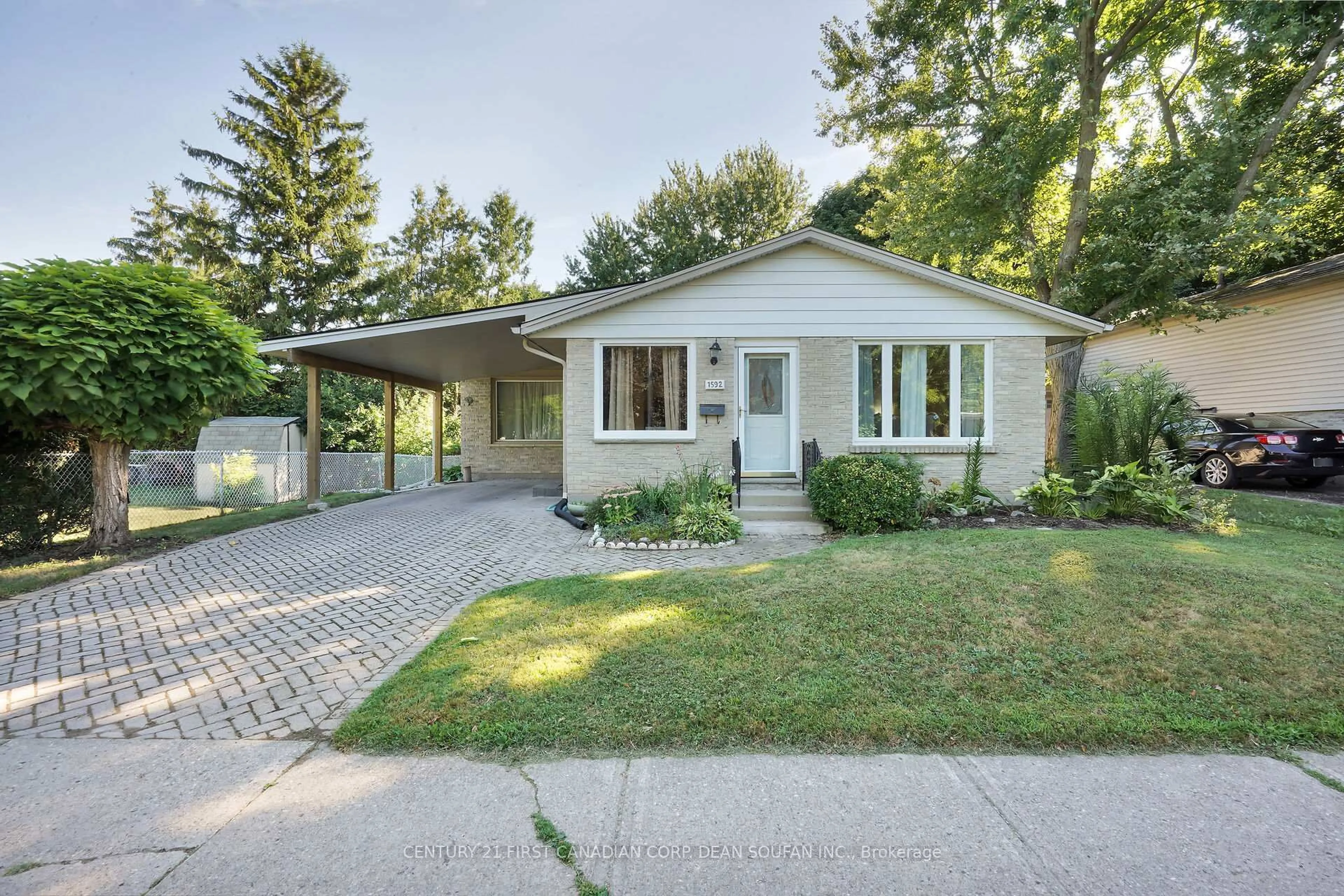 Home with brick exterior material, street for 1592 Aldersbrook Rd, London North Ontario N6G 2Z3