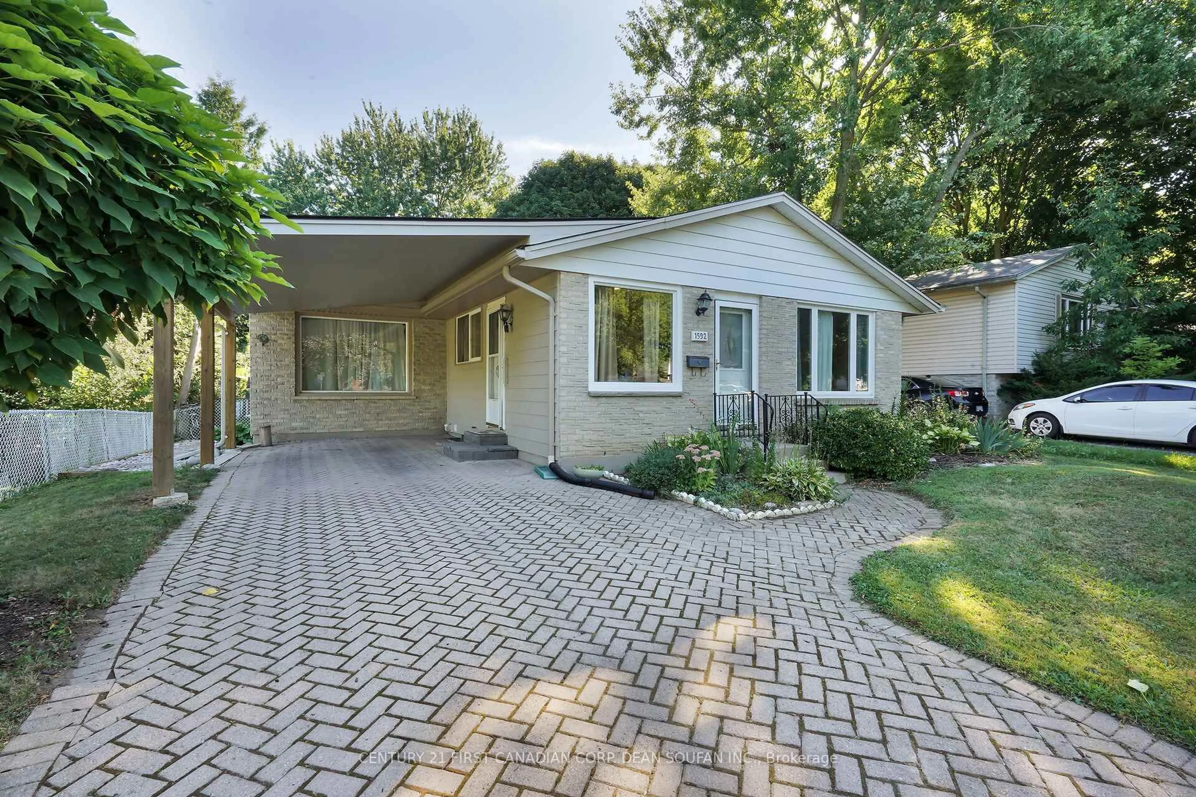 Home with brick exterior material, street for 1592 Aldersbrook Rd, London North Ontario N6G 2Z3