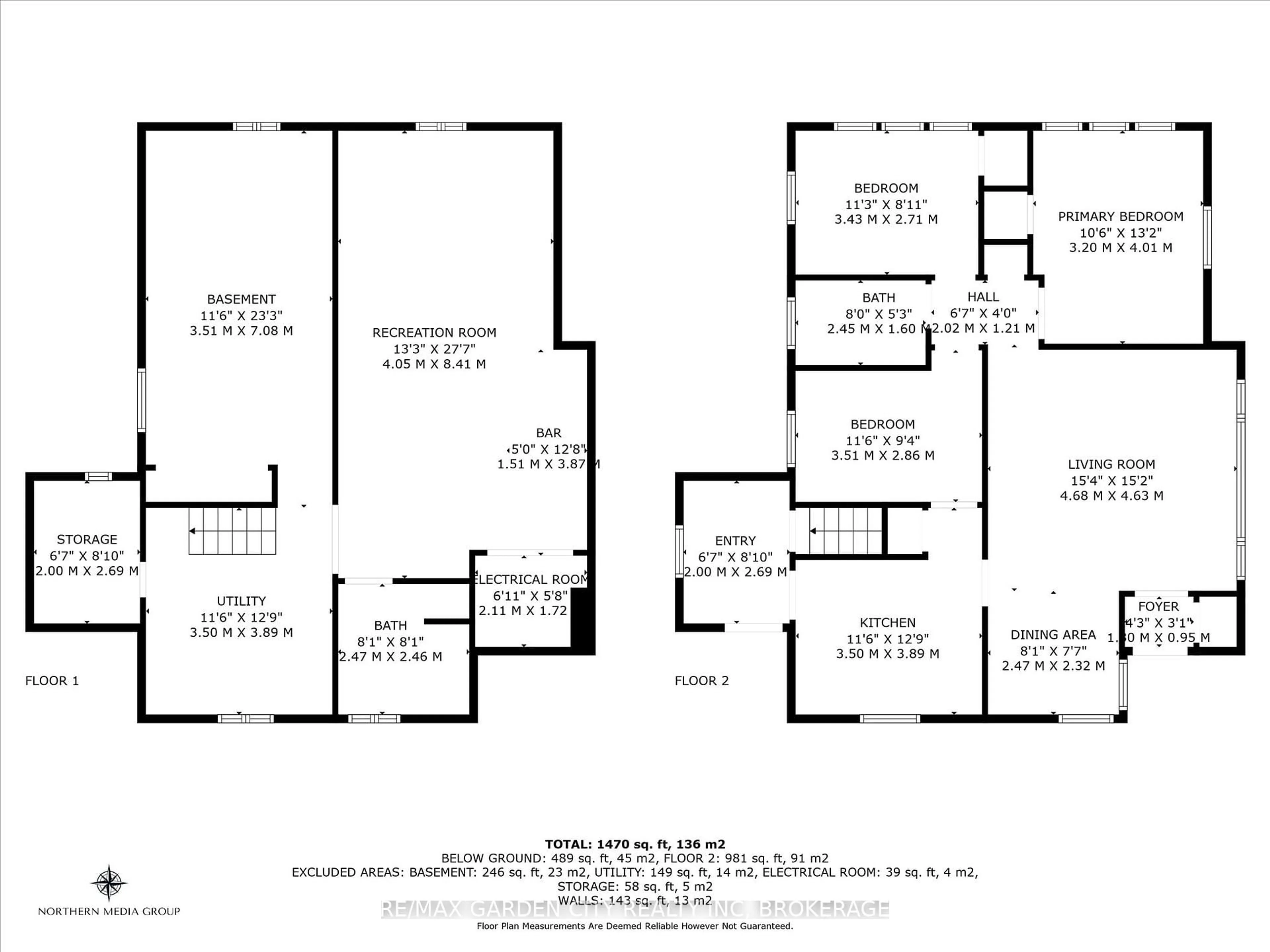 Floor plan for 605 Bunting Rd, St. Catharines Ontario L2M 2Z9