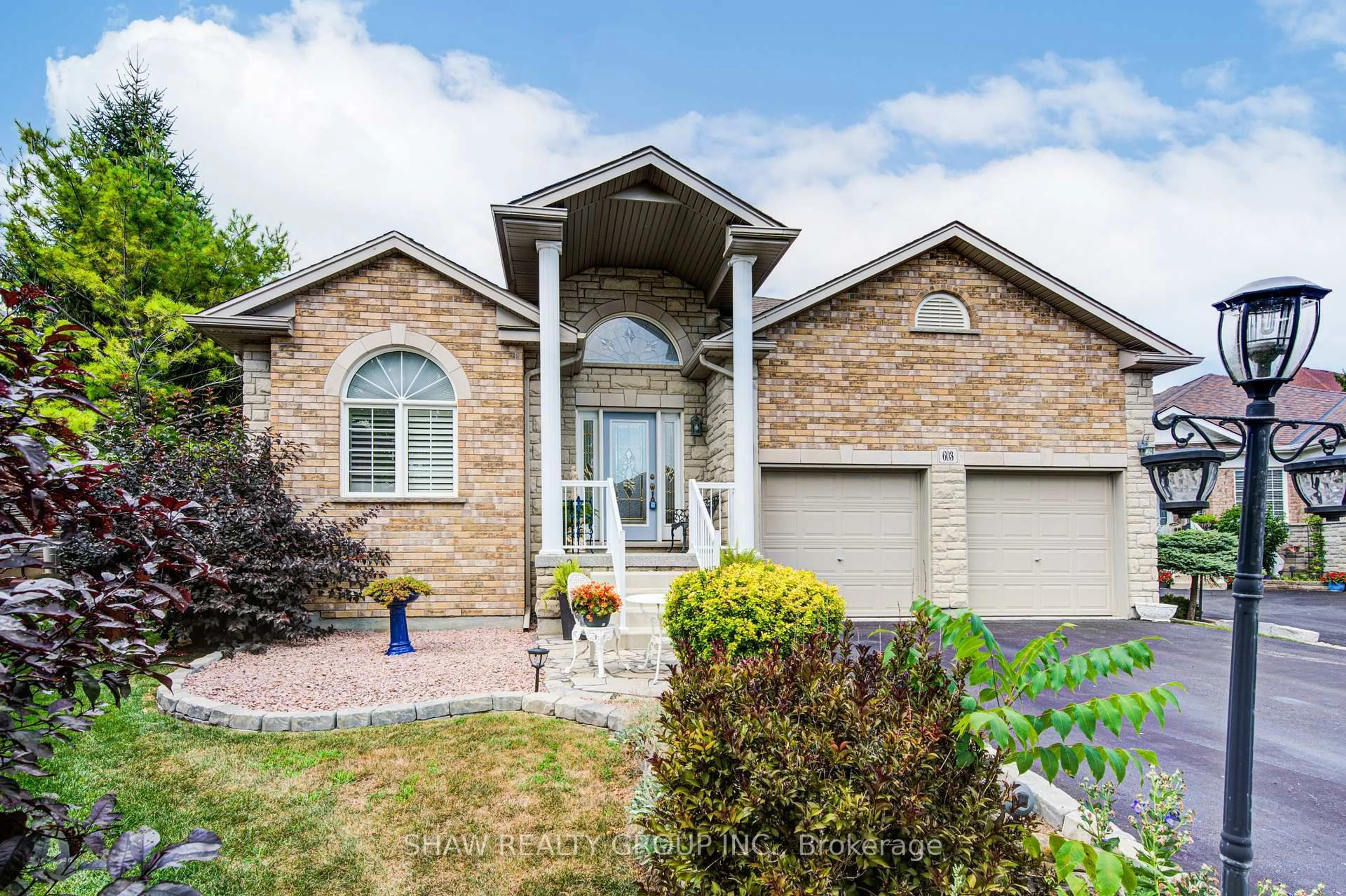 Home with brick exterior material, street for 603 Fox Hollow Crt, Woodstock Ontario N4T 1W3