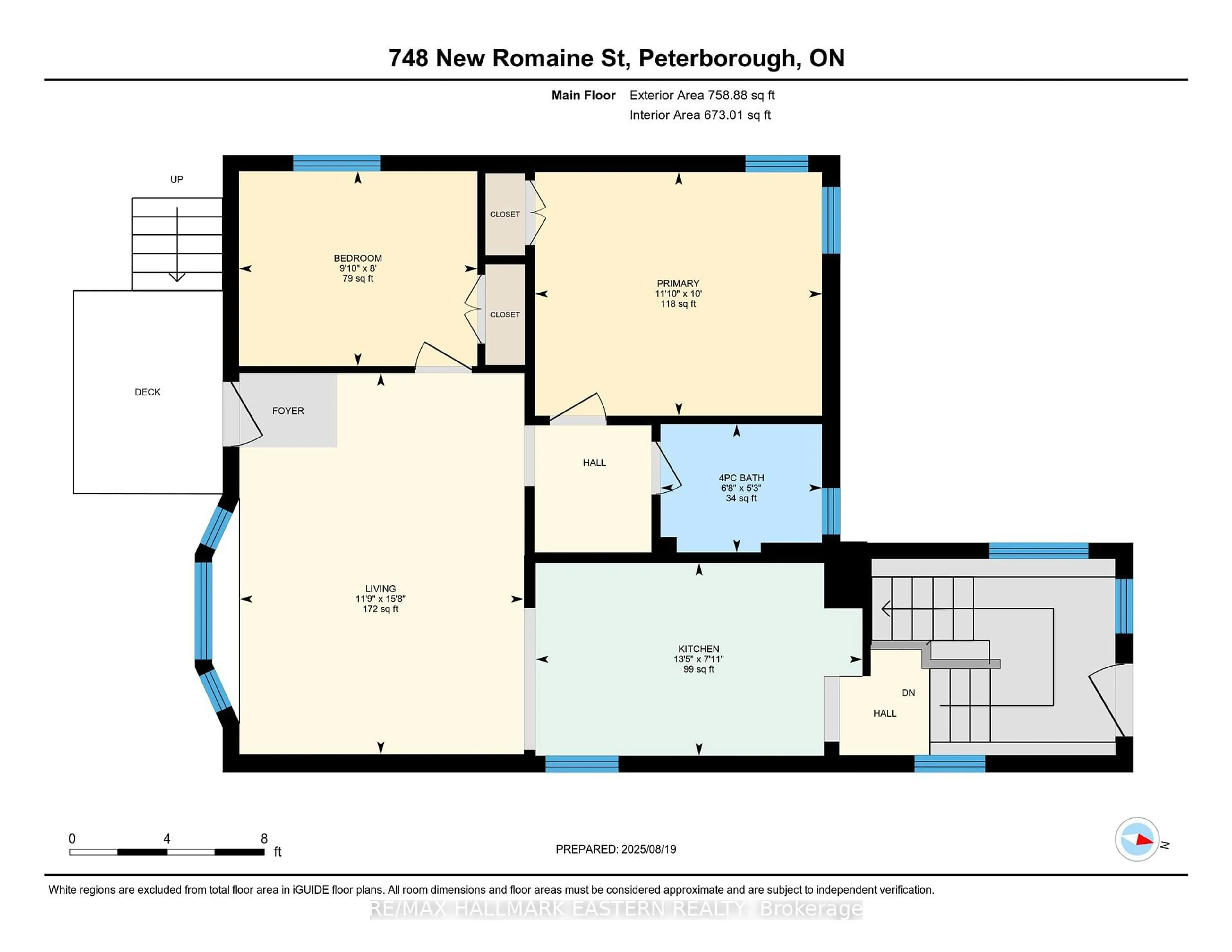 Floor plan for 748 New Romaine St, Peterborough Ontario K9J 2E9
