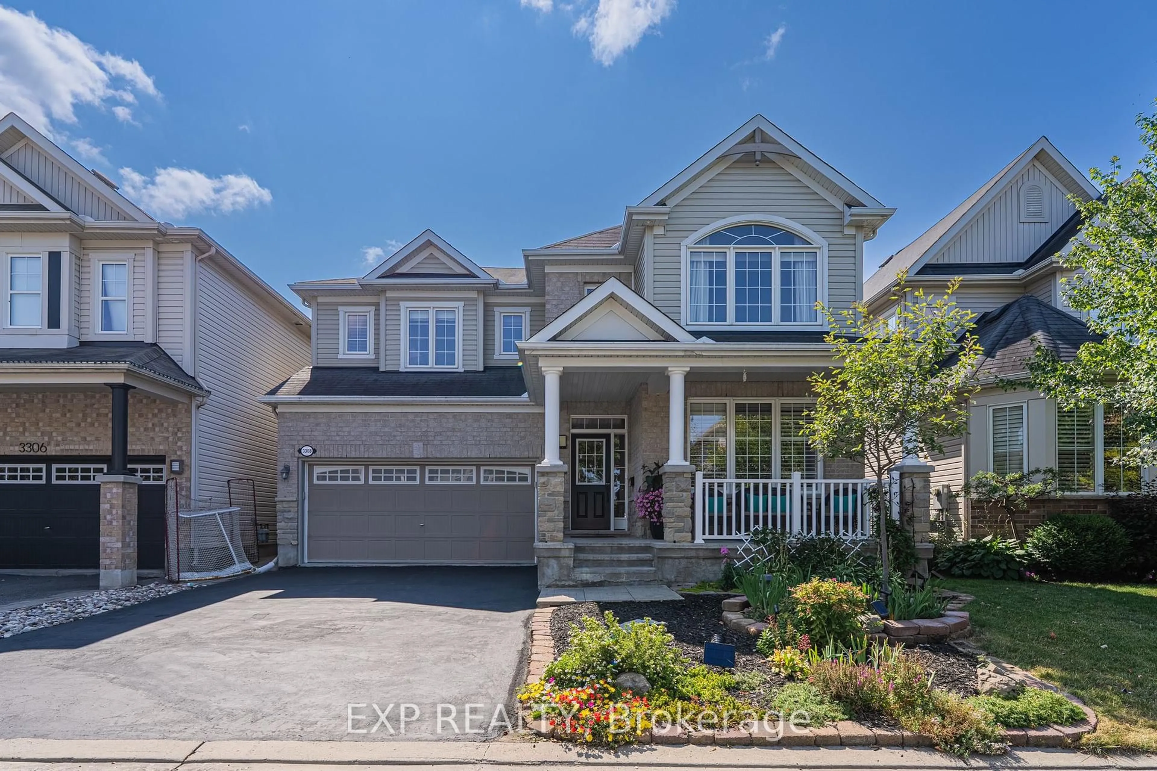 Home with brick exterior material, street for 3308 RIVERSET Cres, Nepean Ontario K2J 0S2
