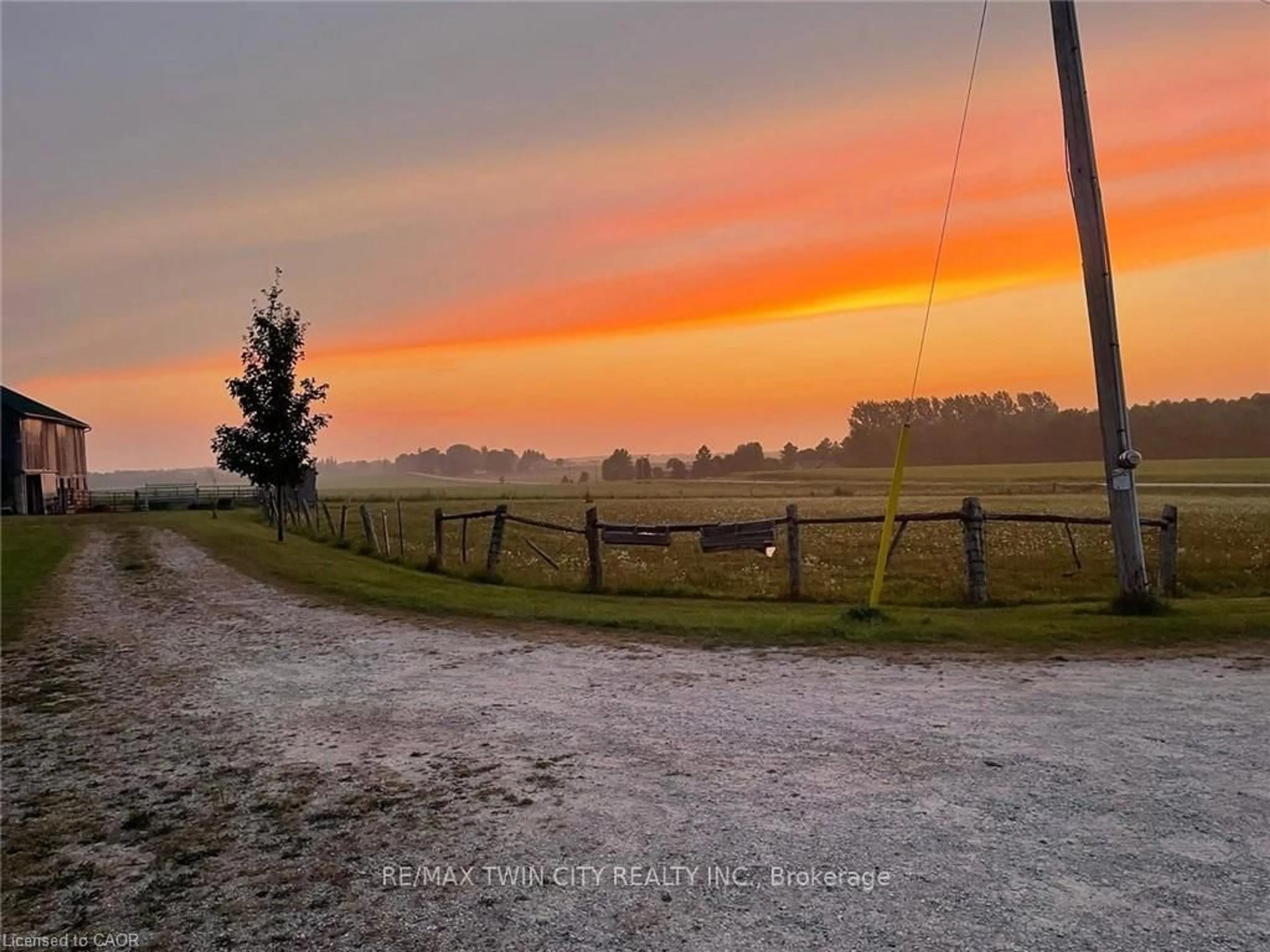 A pic from outside/outdoor area/front of a property/back of a property/a pic from drone, mountain view for 86481 Clyde Line, R.R.#2 Line, Morris Turnberry Ontario N0G 1G0