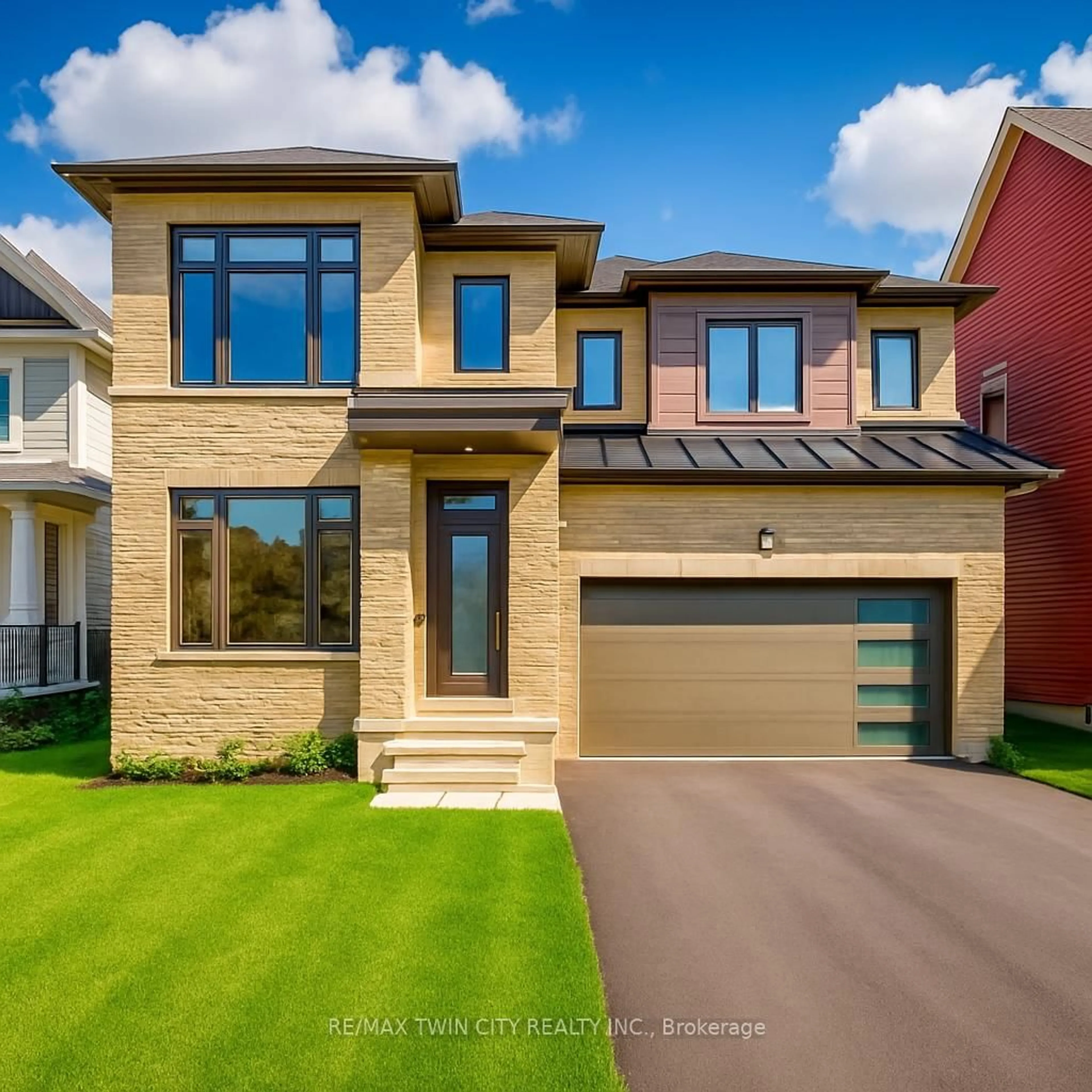 Home with brick exterior material, street for 35 Santo Crt, Woolwich Ontario N0B 1M0
