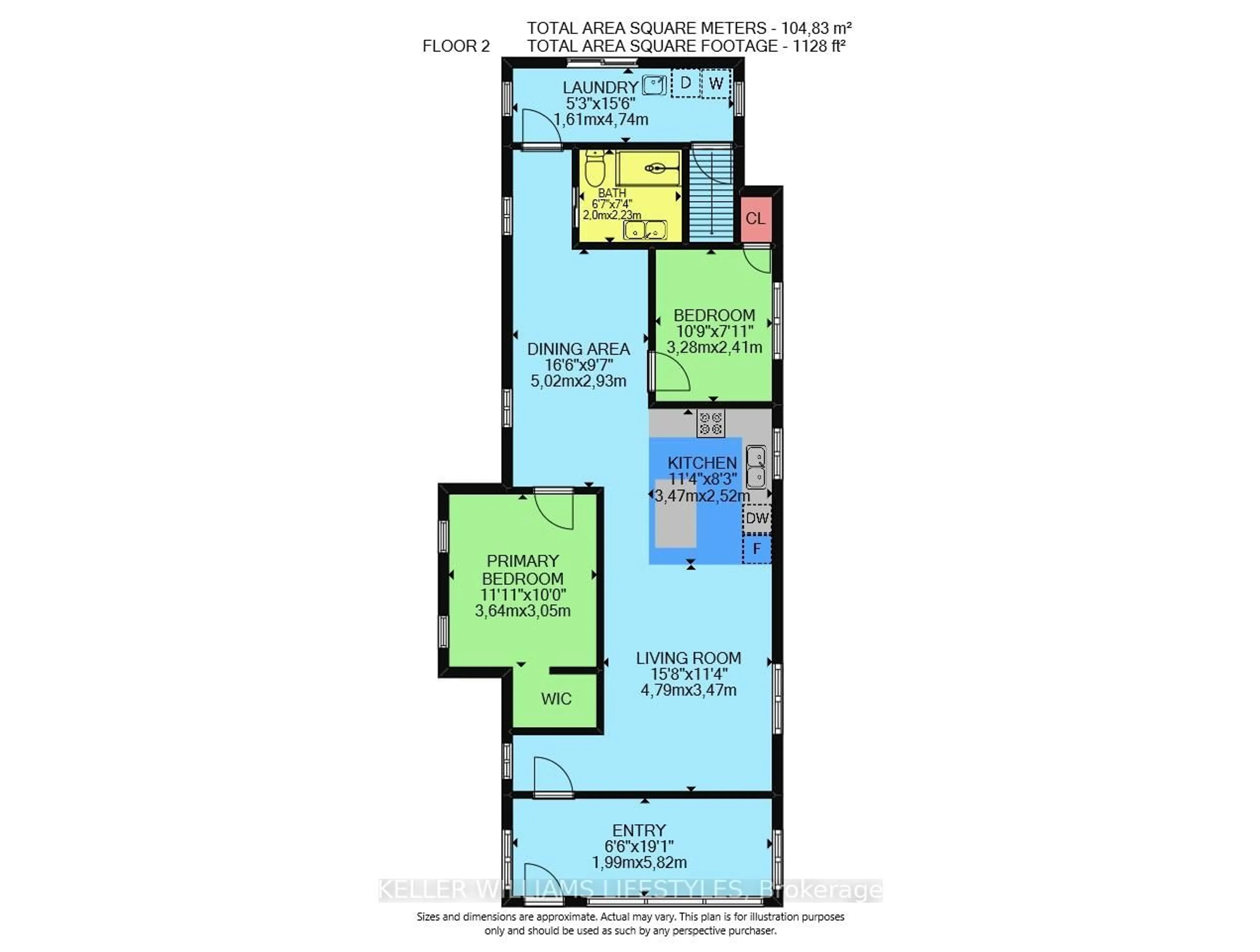 Floor plan for 111 Boullee St, London East Ontario N5Y 1T8