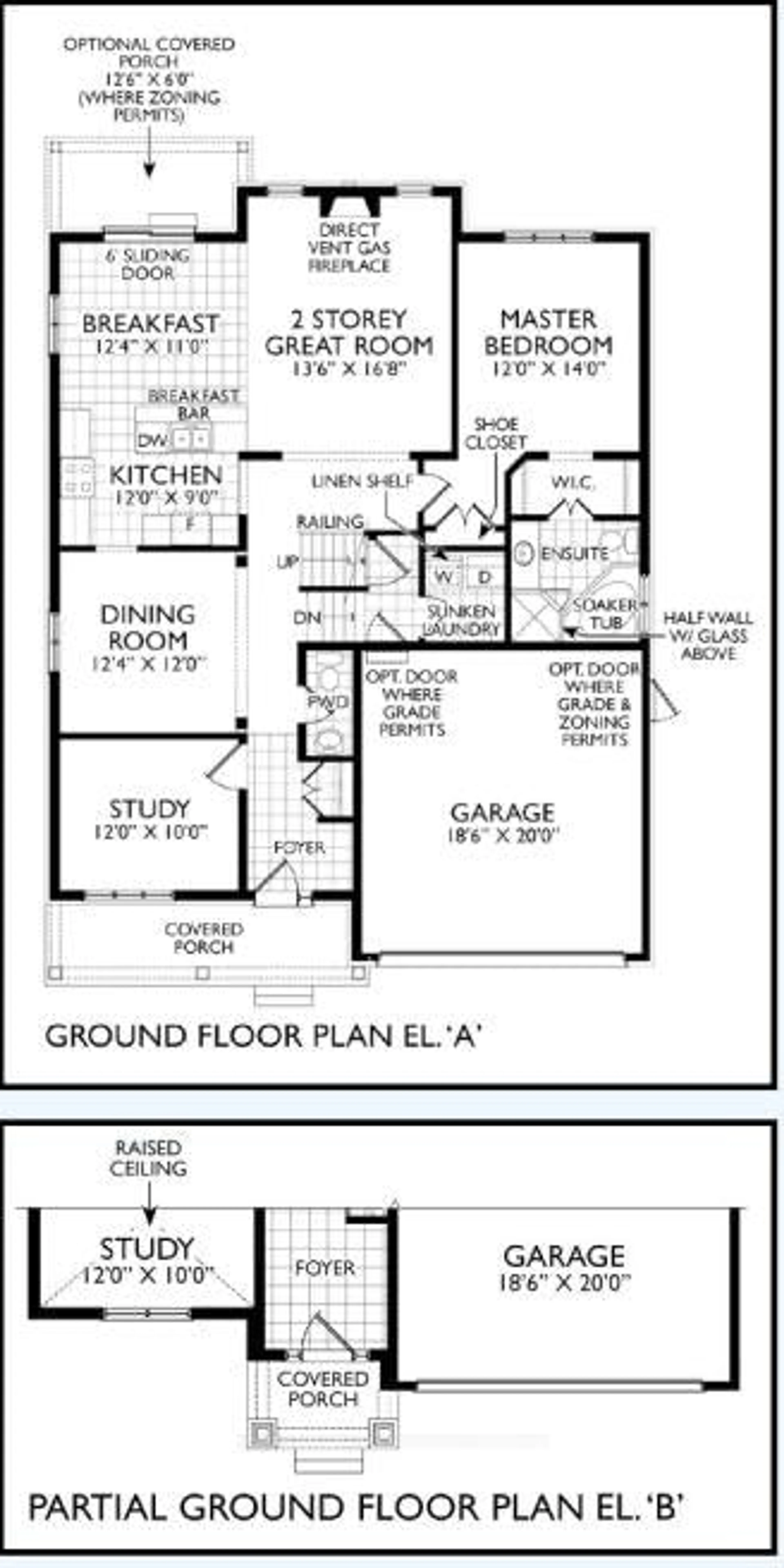 Floor plan for Lot 28 The Preserve Rd, Bancroft Ontario K0L 1C0