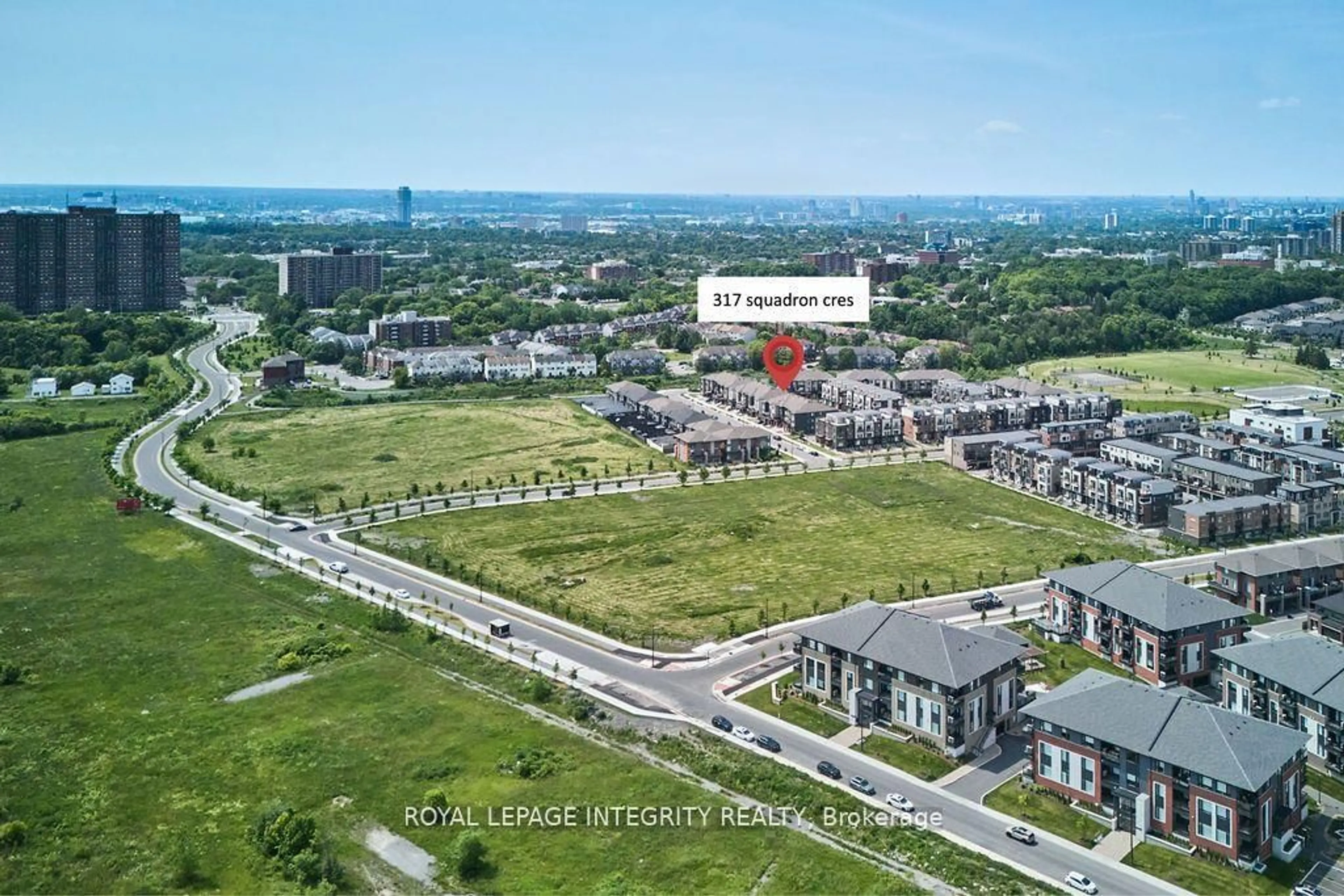 A pic from outside/outdoor area/front of a property/back of a property/a pic from drone, street for 317 Squadron Cres, Ottawa Ontario K1K 4Z4