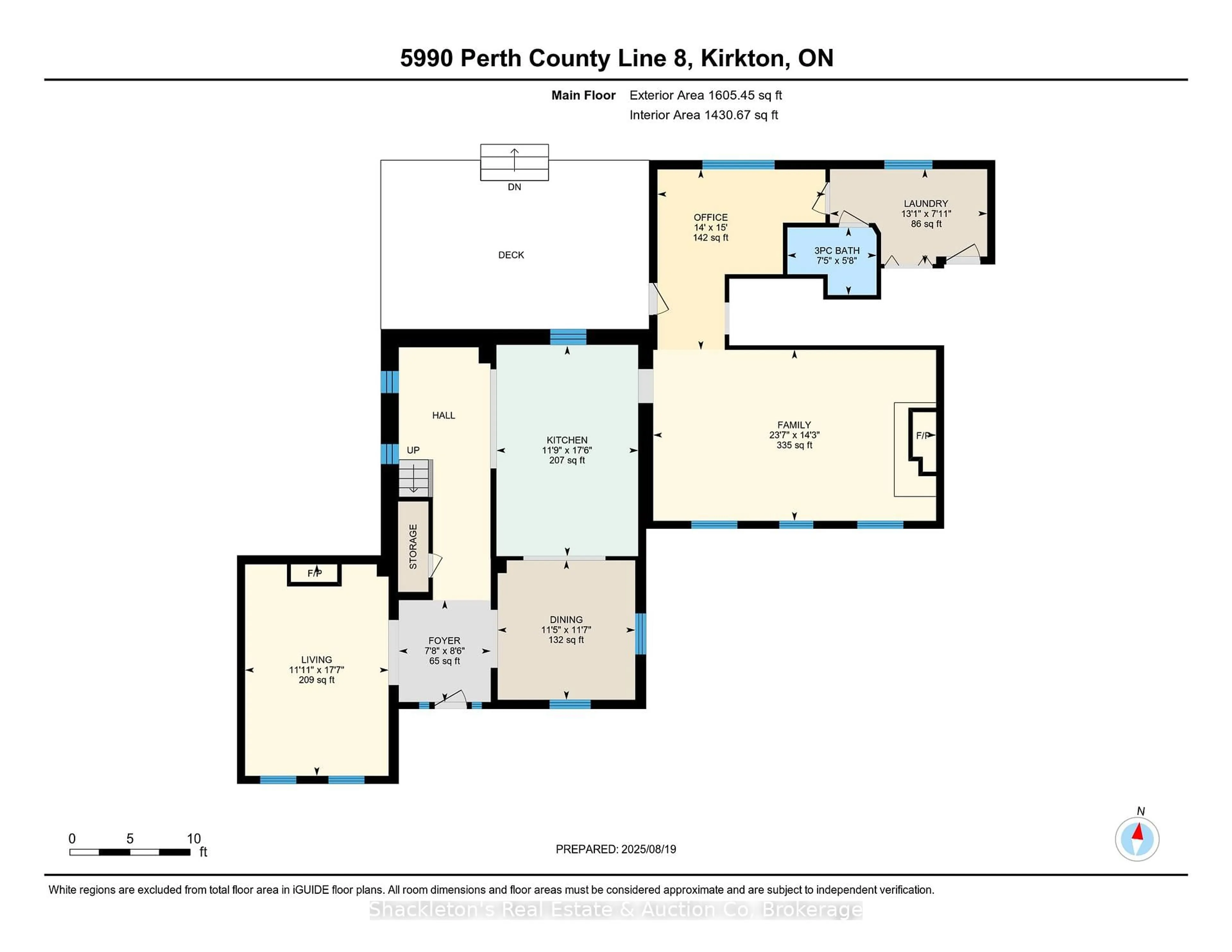 Floor plan for 5990 Perth Line 8, Perth South Ontario N0K 1K0