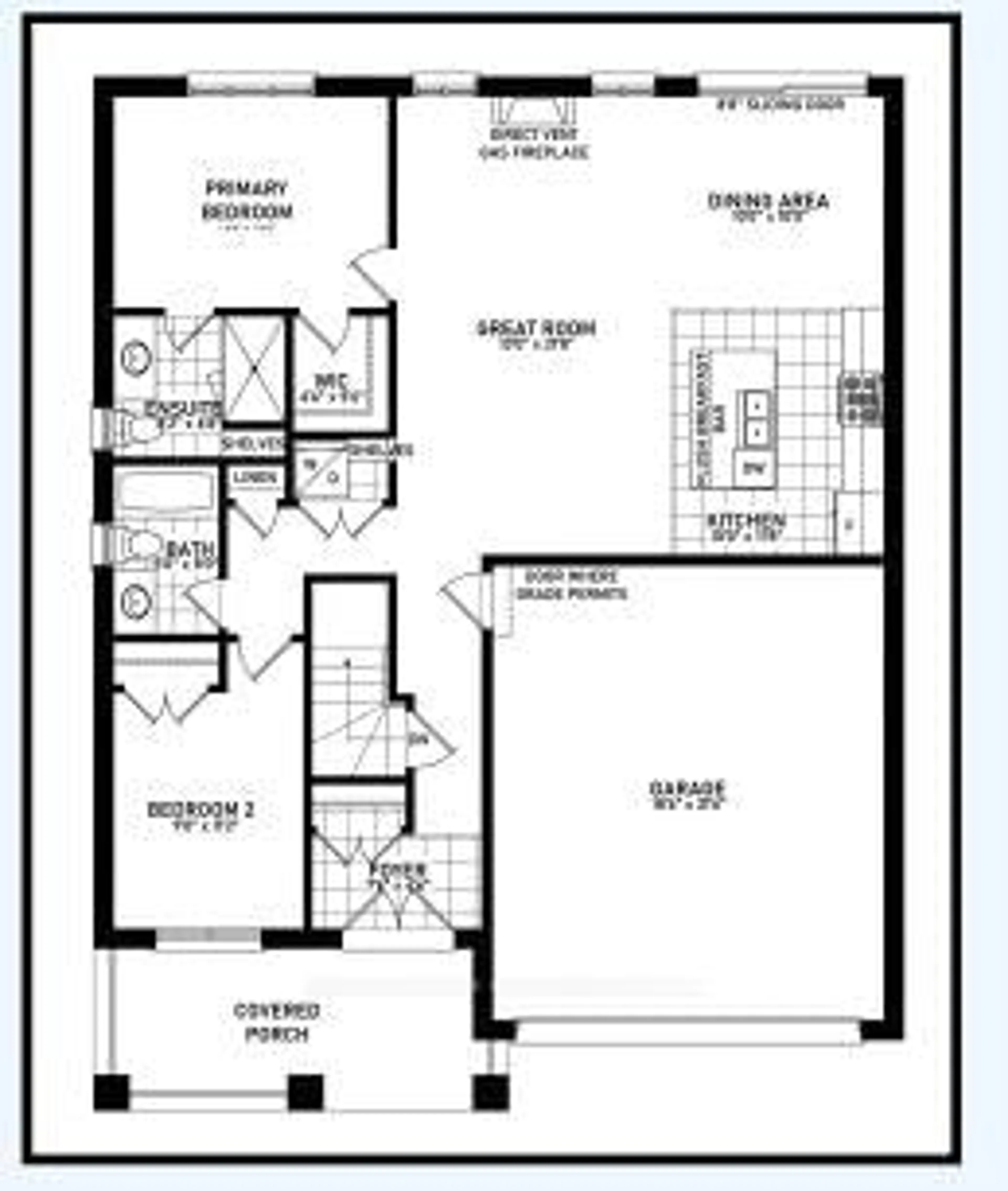 Floor plan for Lot 12 The Preserve Rd, Bancroft Ontario K0L 1C0