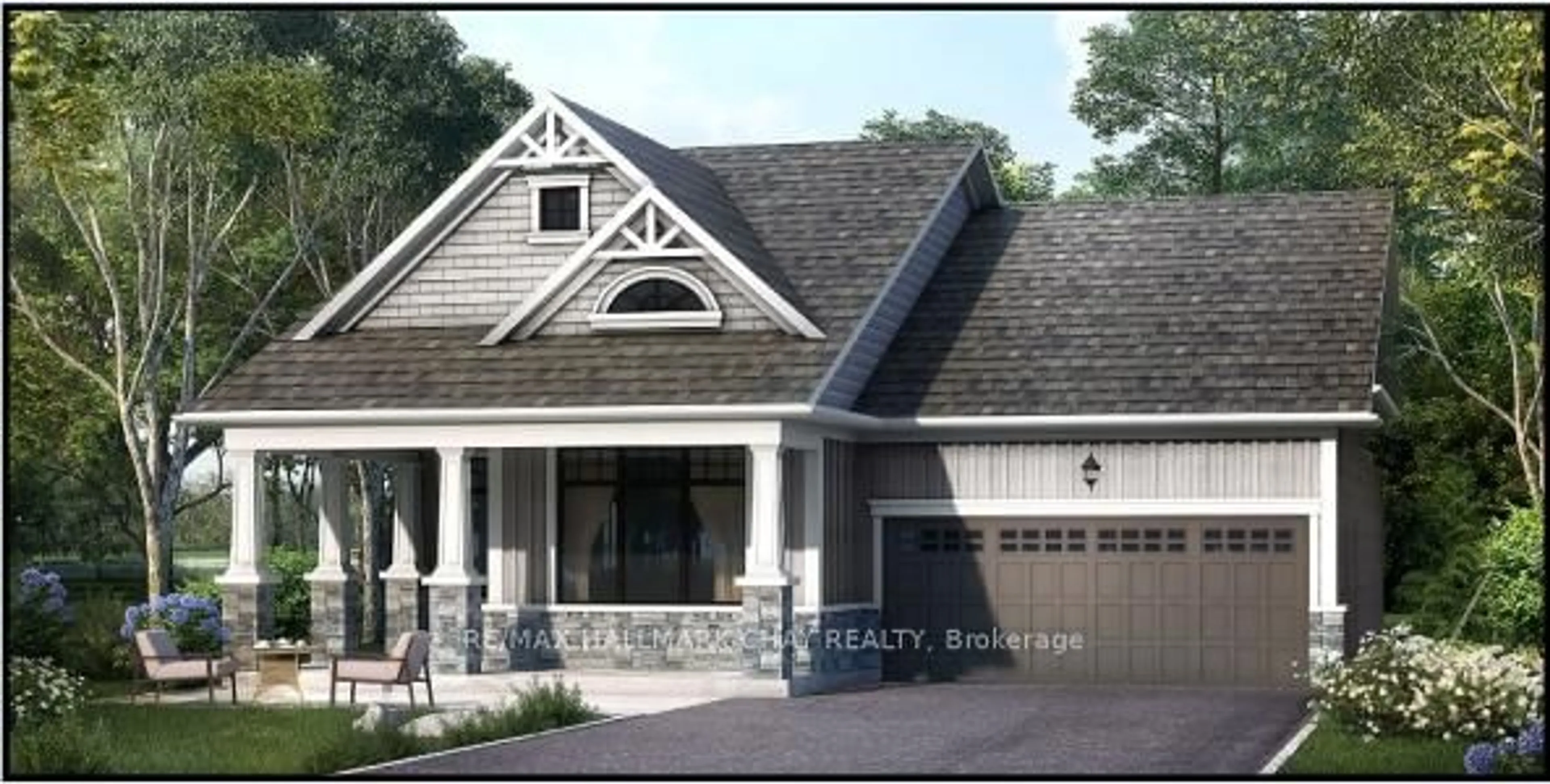 Home with brick exterior material, street for Lot 20 The Preserve Rd, Bancroft Ontario K0L 1C0