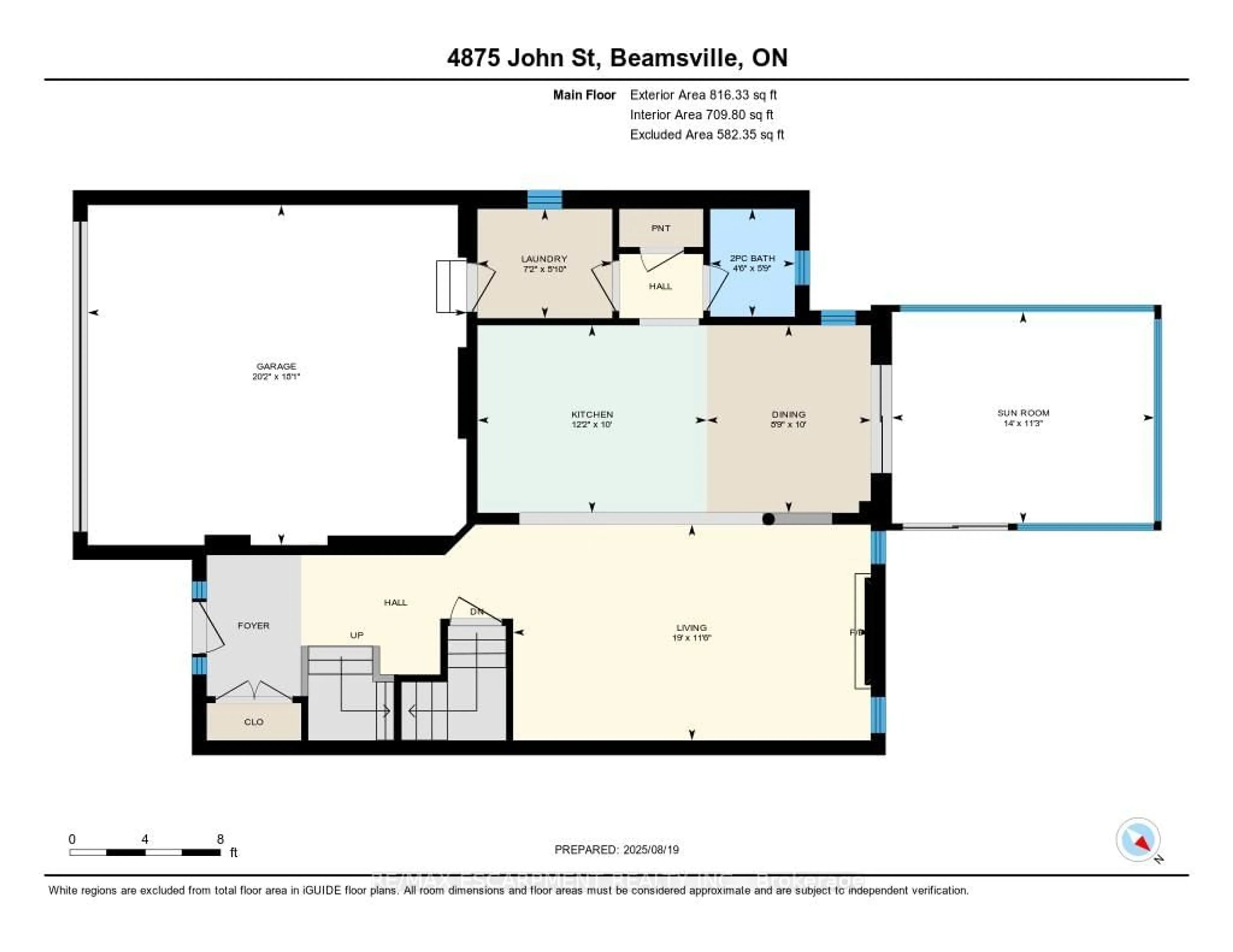 Floor plan for 4875 John St, Lincoln Ontario L3J 0P2