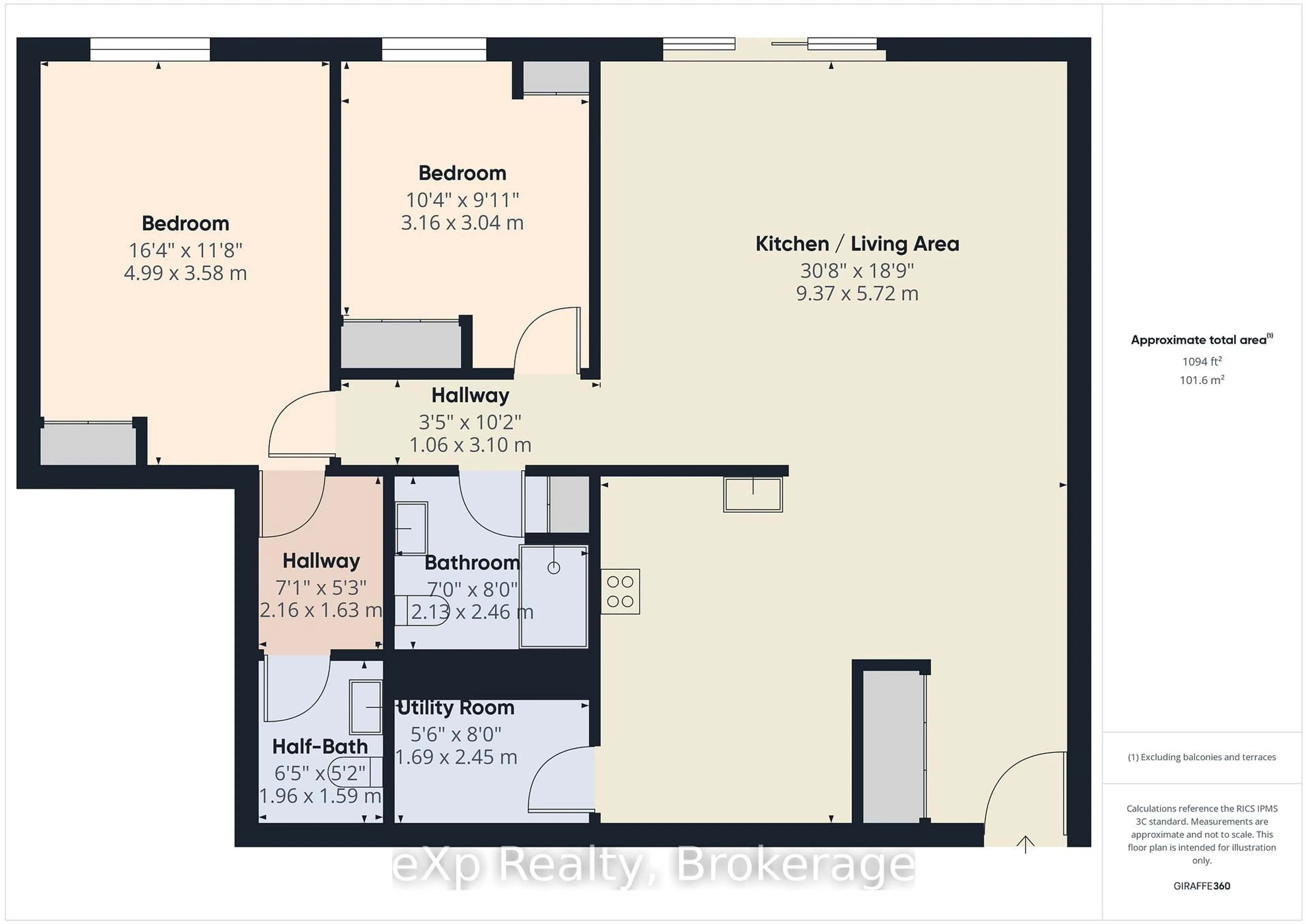 Floor plan for 85 William St #202, Brockton Ontario N0G 2V0
