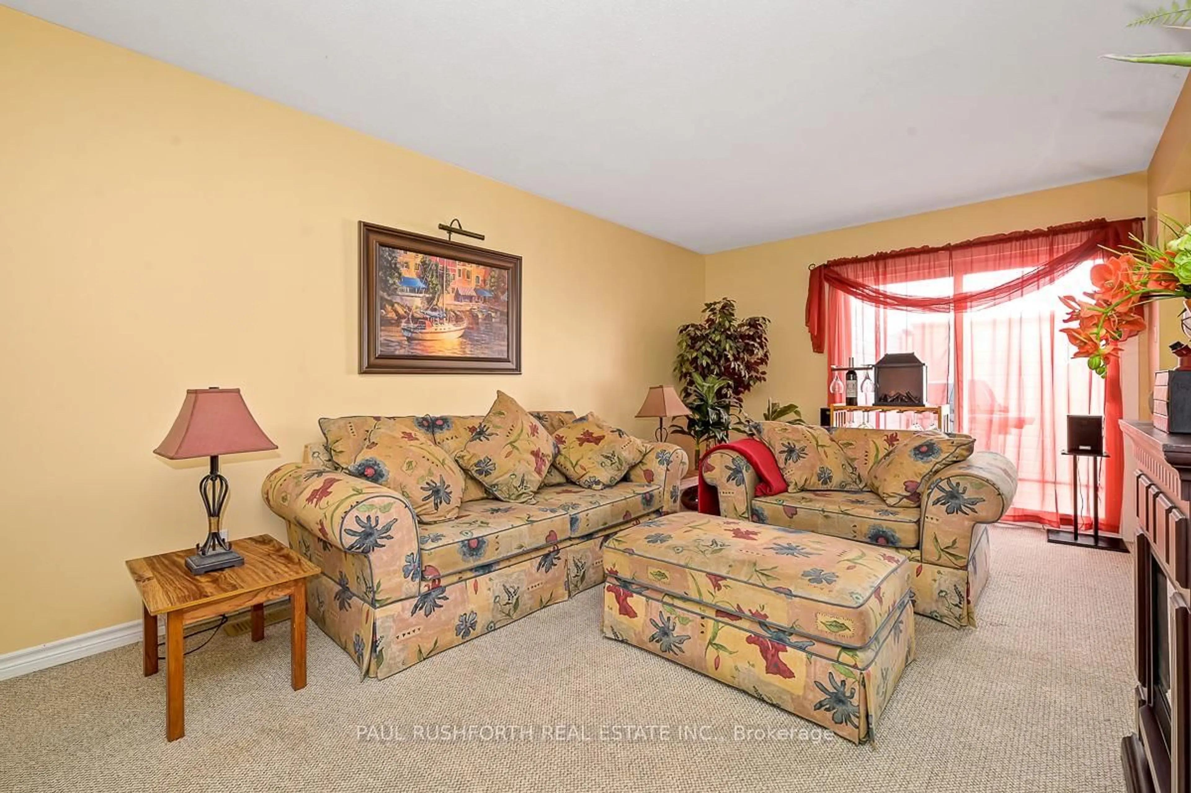 Living room with furniture, carpet floor for 3691 Albion Rd #126, Ottawa Ontario K1T 1P2